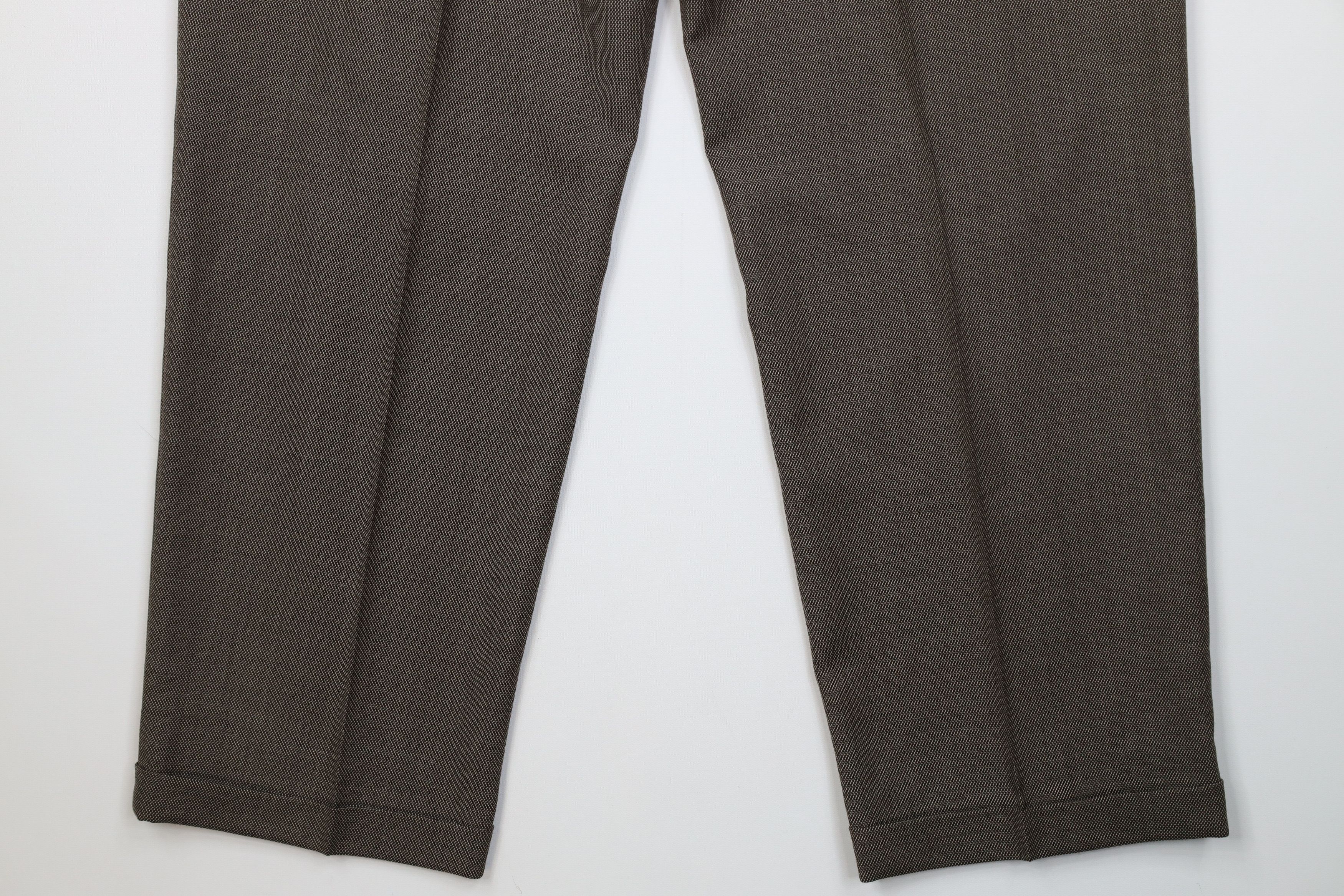 Vintage Vintage 90s Streetwear Virgin Wool Knit Wide Leg Chino Pants Size US 38 / EU 54 - 11 Thumbnail