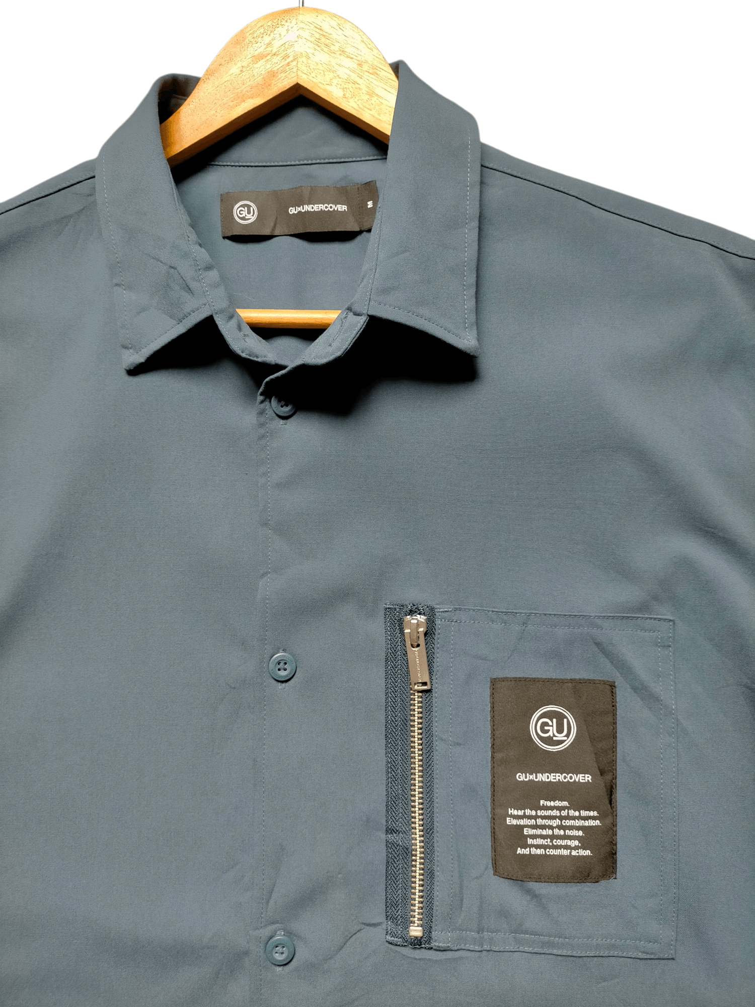 GU GU x Undercover Zipped Pockets Shirt Button Ups Size US M / EU 48-50 / 2 - 1 Thumbnail