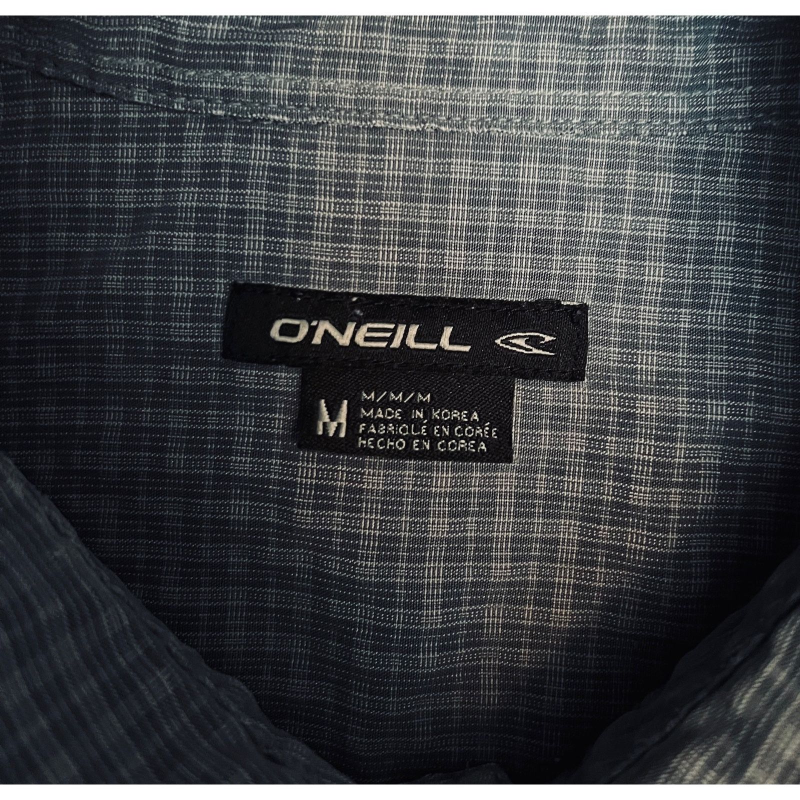 Other O’Neil Button Down Gray Short Sleeve Men’s Shirt Medium Size US M / EU 48-50 / 2 - 2 Thumbnail