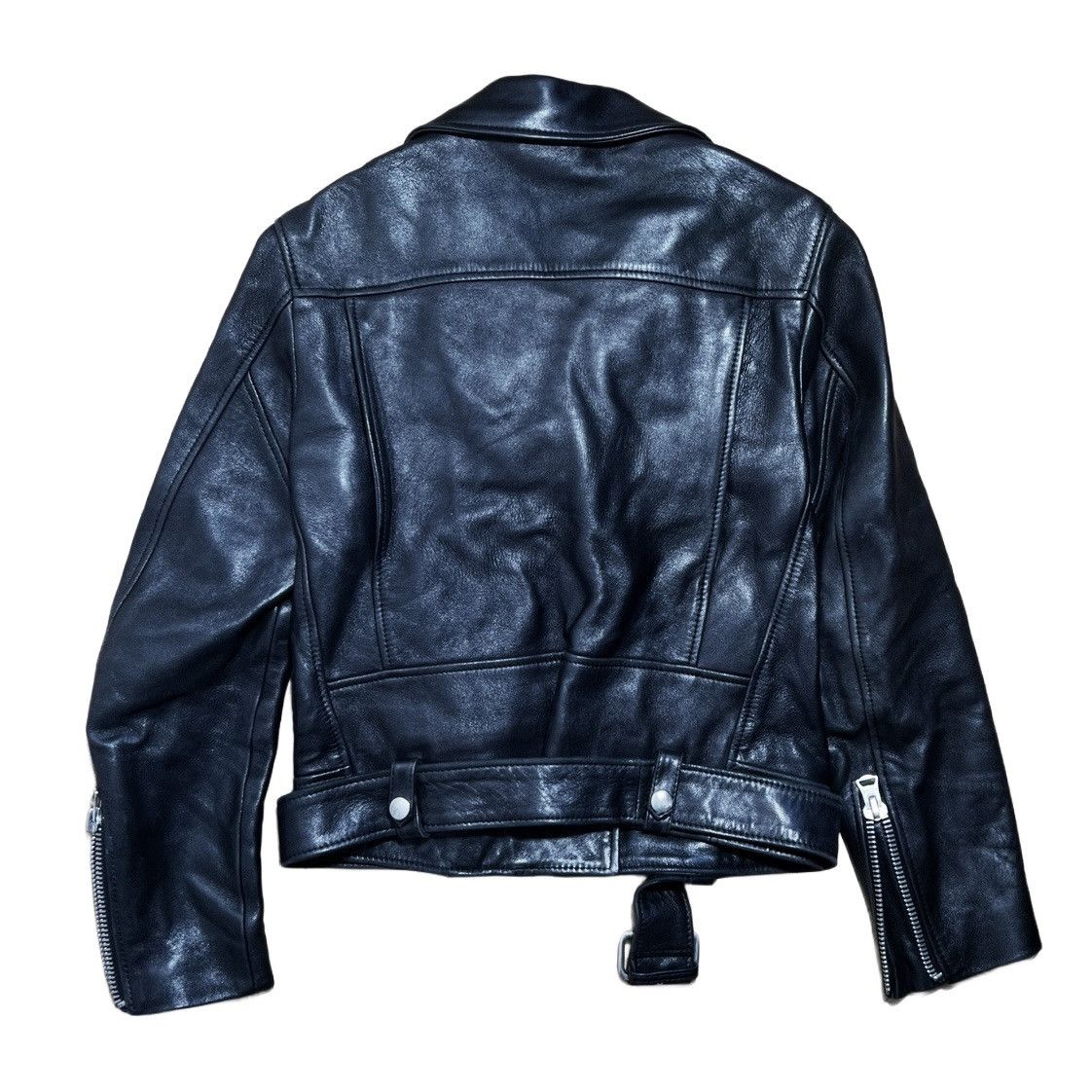 Acne Studios Acne Studios AW14 Leather Biker Jacket Size XS / US 0-2 / IT 36-38 - 3 Thumbnail