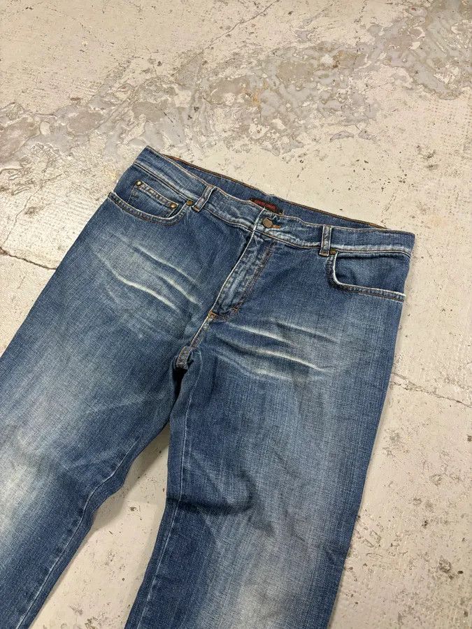 Roberto Cavalli AW2005 Roberto Cavalli Leopard Interior Blue Denim Jeans Size US 32 / EU 48 - 5 Thumbnail