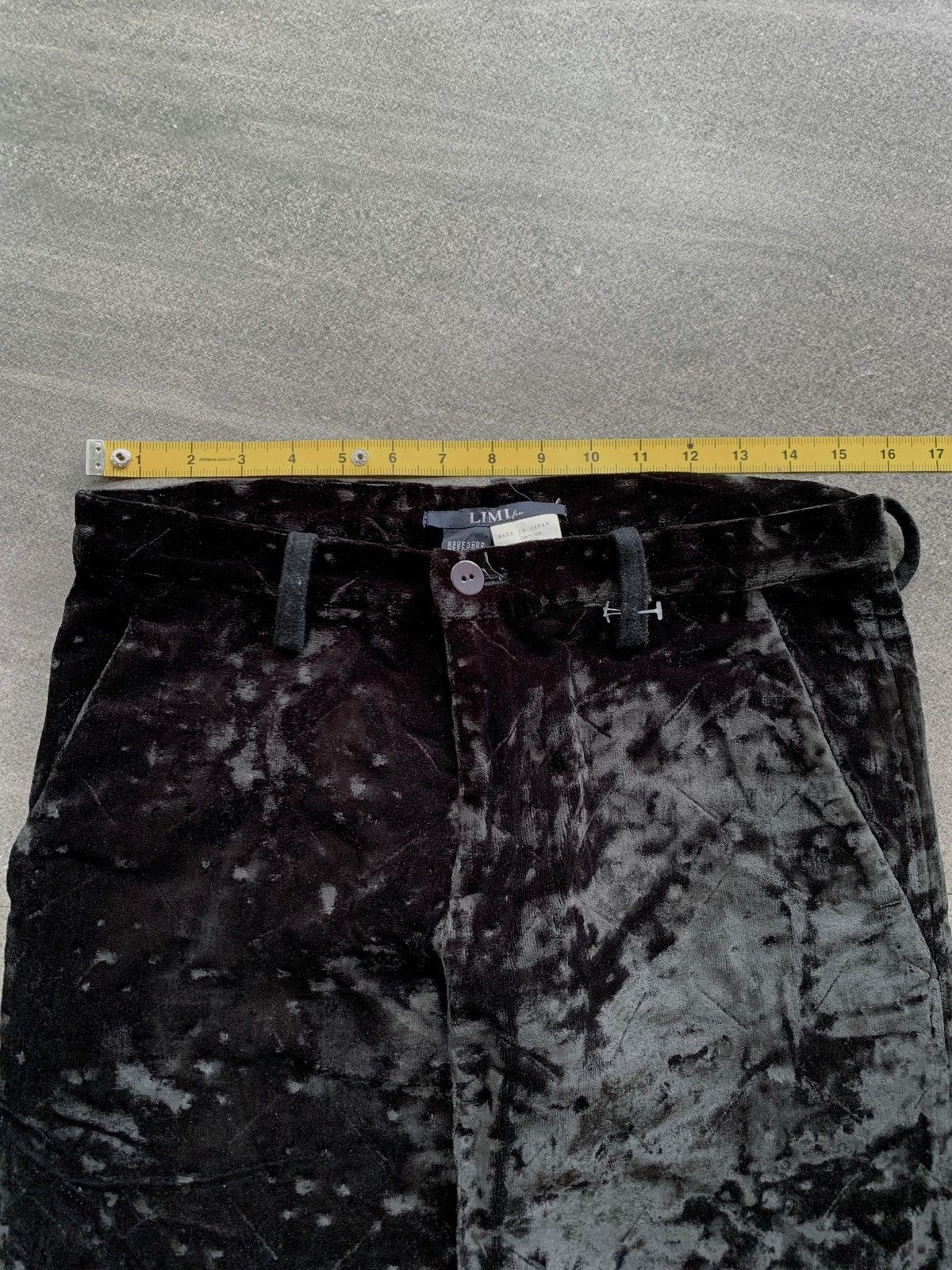 Yohji Yamamoto Velvet Patterned Trousers Size US 29 - 9 Thumbnail