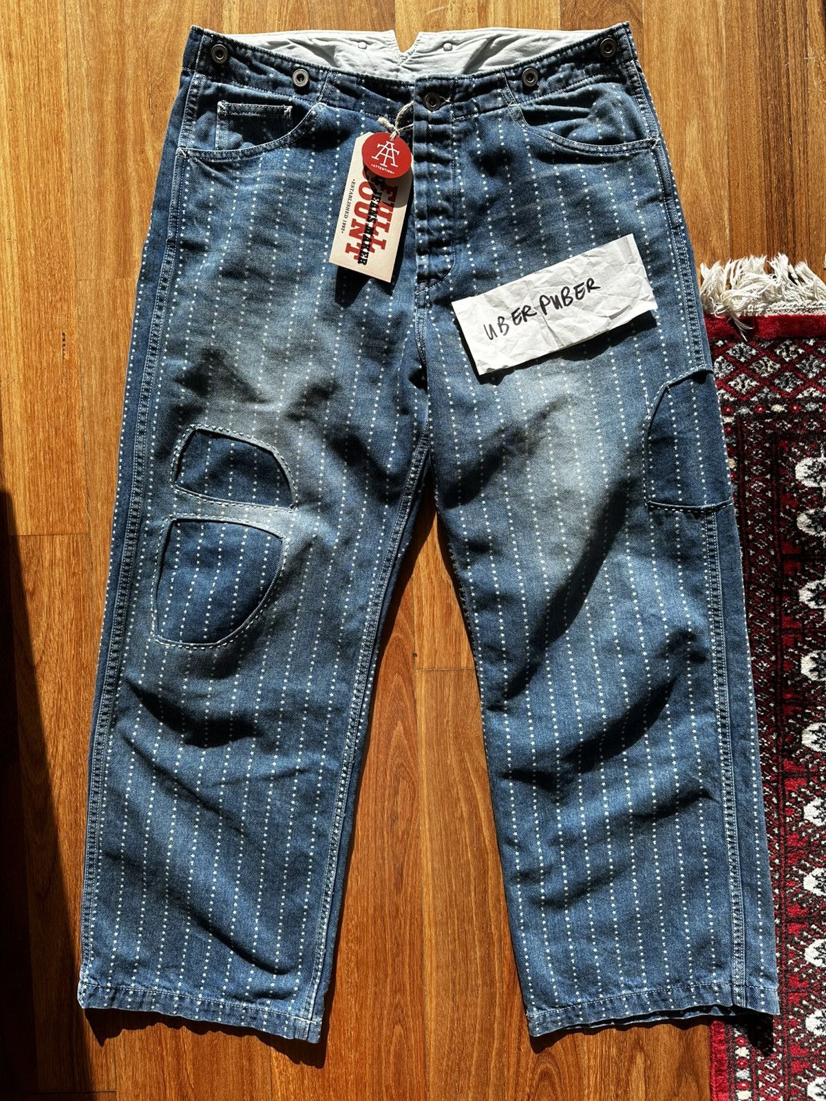 Full Count & Co. Full Count Jeans - 1138HW Star Wabash Workers Pants HW - 34 Size US 34 / EU 50 - 3 Thumbnail