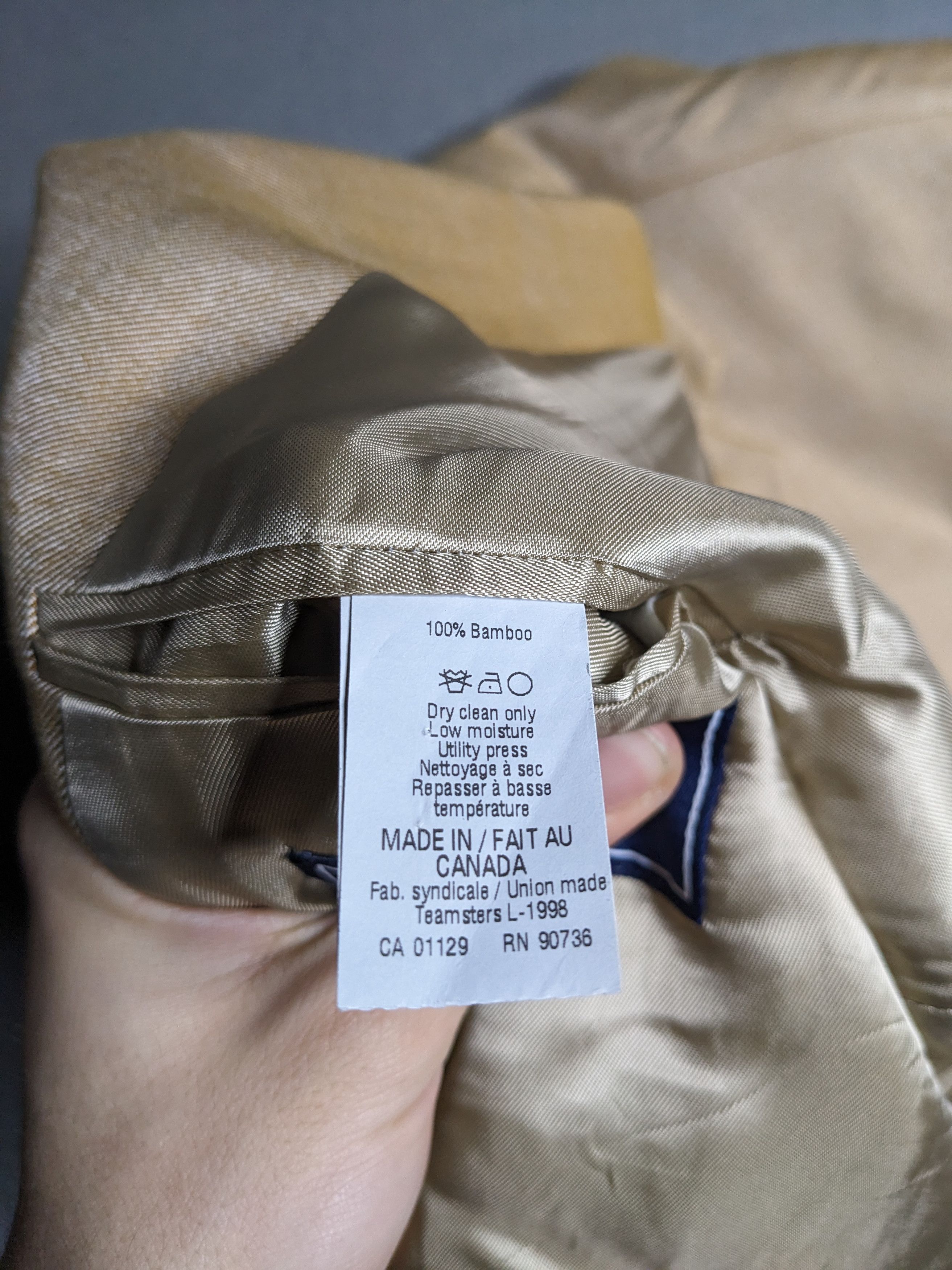 Chaps Ralph Lauren Chaps Ralph Lauren Mens Suit Jacket Blazer 46R 100% Bamboo Size 46R - 7 Thumbnail