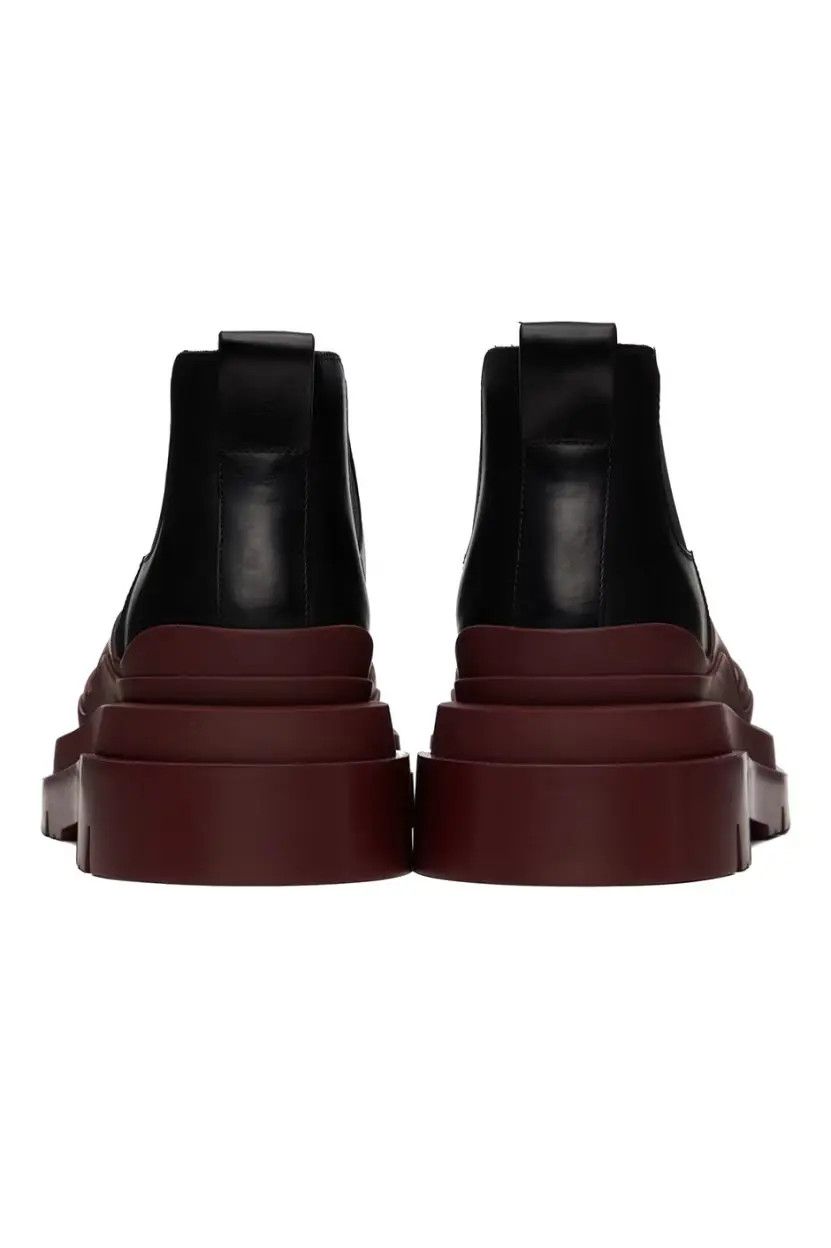 Bottega Veneta o1n1vont0125 Tire Ankle Chelsea Boots in Black Size US 11.5 / EU 44-45 - 2 Thumbnail