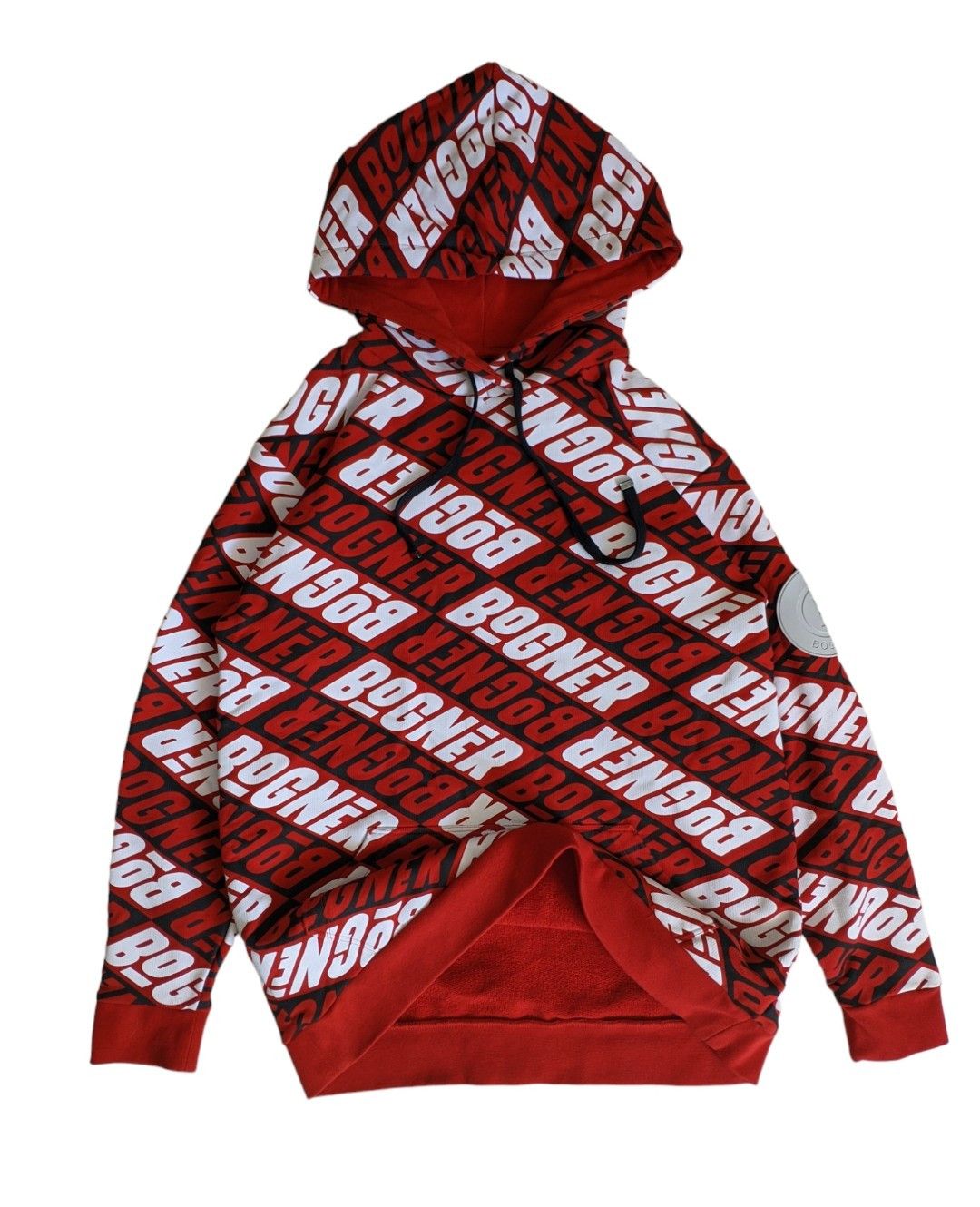 Bogner BOGNER Monogram All Over Logo Print Hoodie Hoodie Size US M / EU 48-50 / 2 - 3 Thumbnail