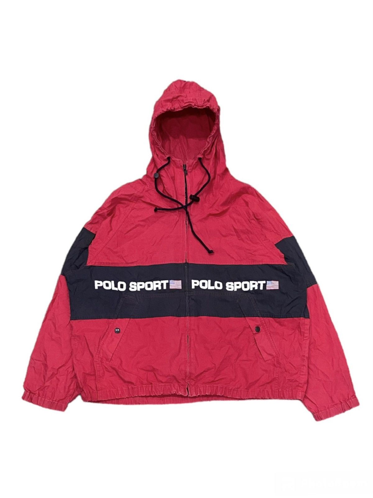Polo Ralph Lauren Vintage Polo Sport Ralph Lauren Spell Out Jacket Size US L / EU 52-54 / 3 - 1 Thumbnail