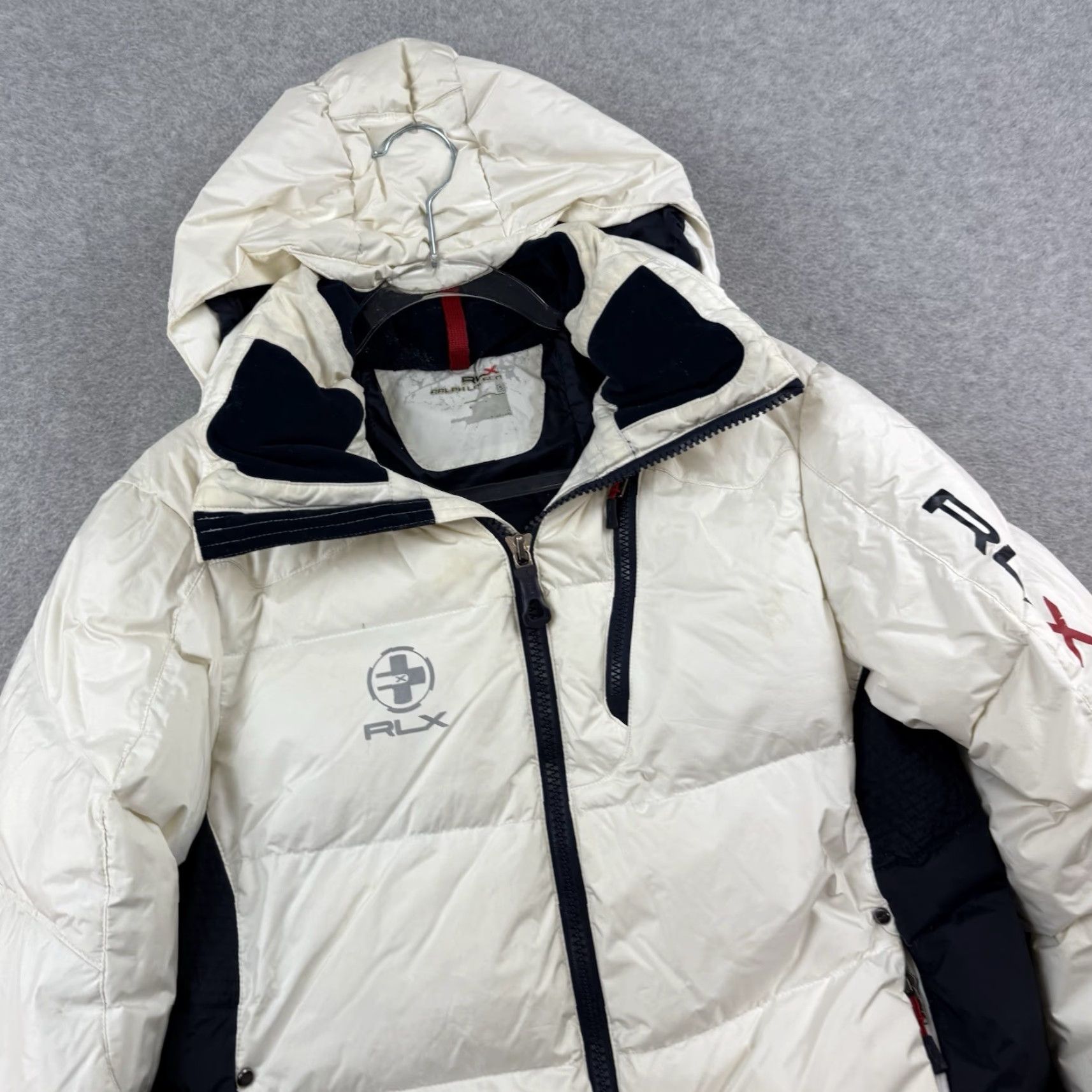 Ralph Lauren VINTAGE Ralph Lauren RLX Expedition Ski Hooded Puffer Jacket Small Down White Mens Jacket Parka Skiing Size US S / EU 44-46 / 1 - 3 Thumbnail