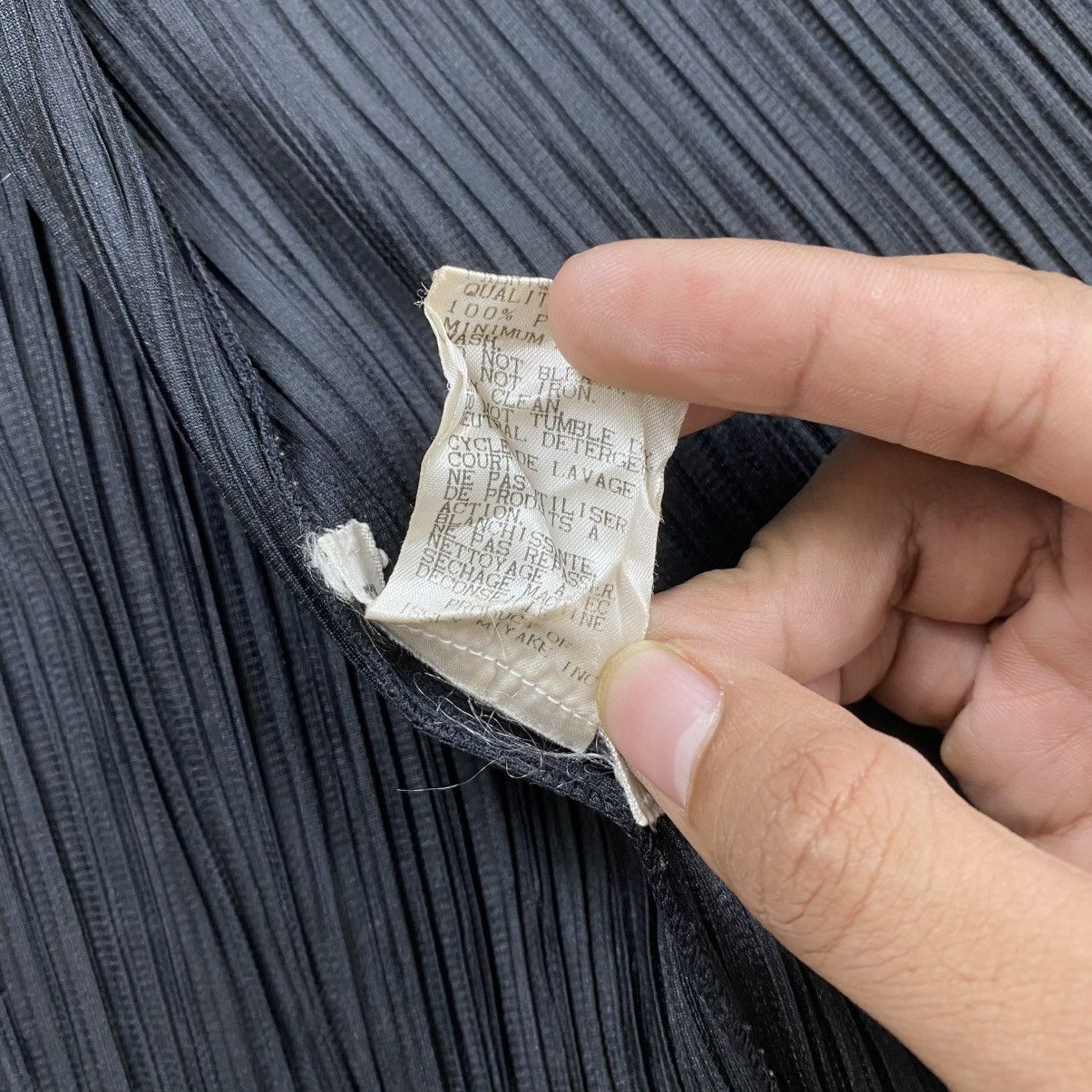Pleats Please Issey Miyake Vintage Pleats Please Issey Miyake Stretch Black Vest Size US S / EU 44-46 / 1 - 9 Thumbnail