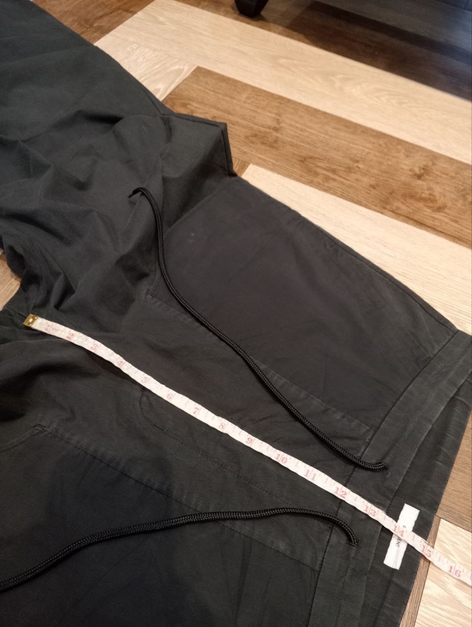 Attachment JAPANESE ATTACHMENT FEMMENT FADED BLACK WIDE BAGGY PANTS Size US 33 - 13 Thumbnail