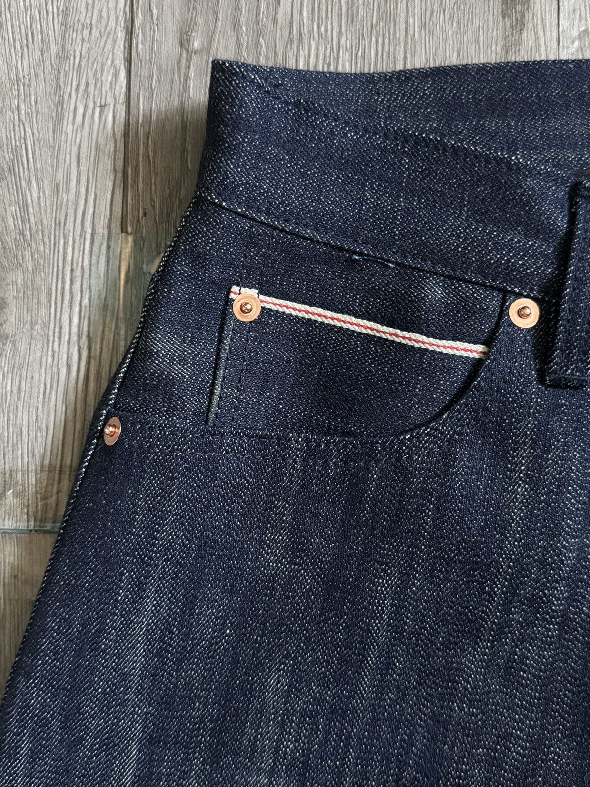 Acne Studios DOOF.YOUTH 16oz BLUE INDIGO RAW SELVEDGE DENIM Size US 32 / EU 48 - 3 Thumbnail