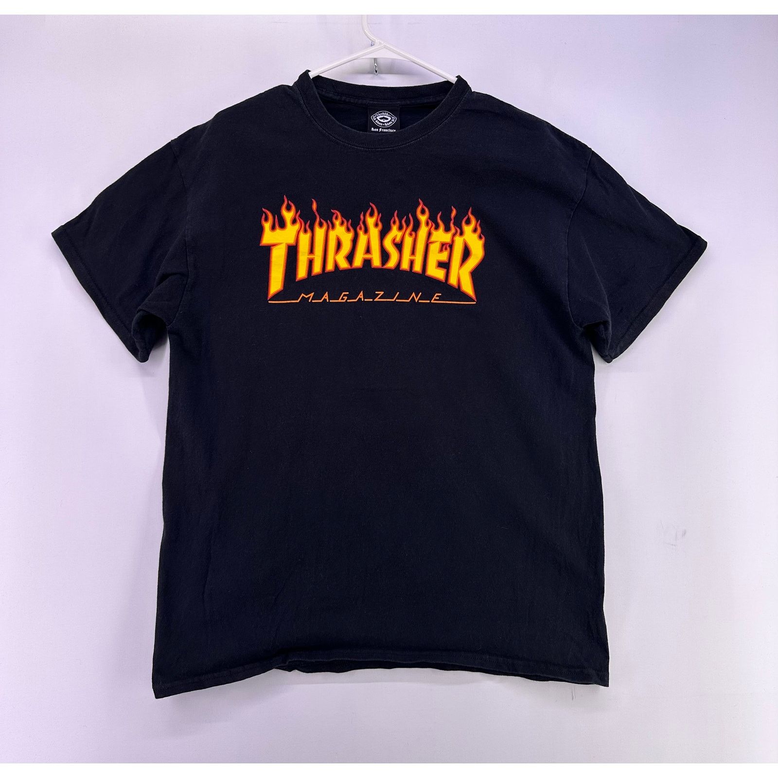 Thrasher Thrasher Magazine Iconic Flame logo Black Tshirt Size Large Size US L / EU 52-54 / 3 - 1 Thumbnail