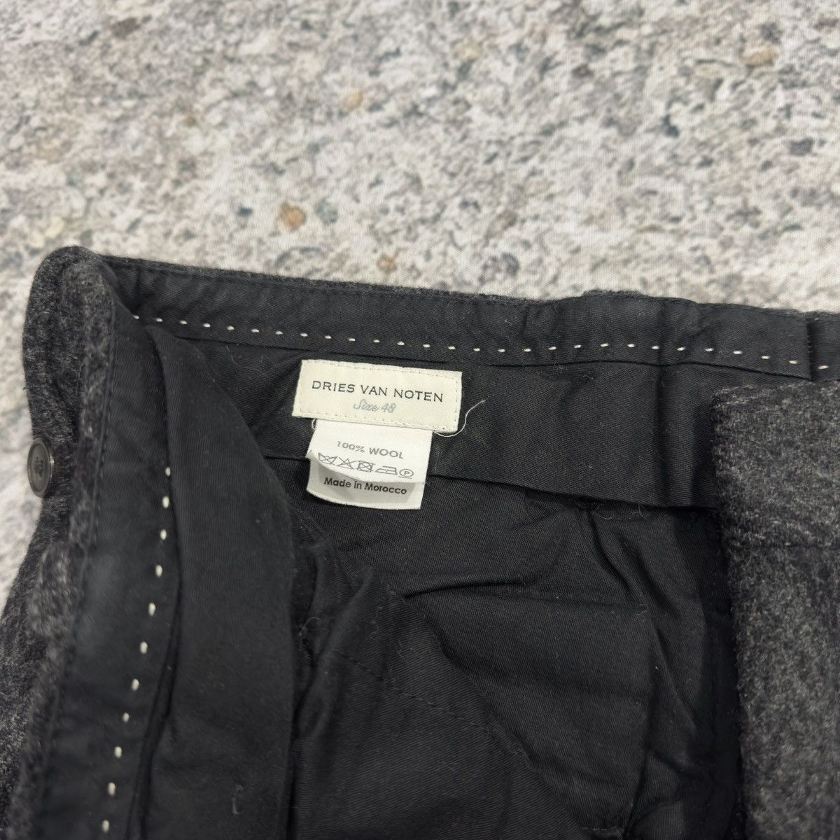 Dries Van Noten Dries Van Noten Wool Snakeskin Print Flare Trouser Pants Size US 30 / EU 46 - 7 Thumbnail
