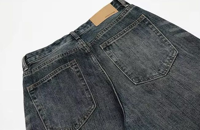 Japanese Brand × Jean Vintage Washed Loose Denim Jean Size US 29 - 8 Thumbnail