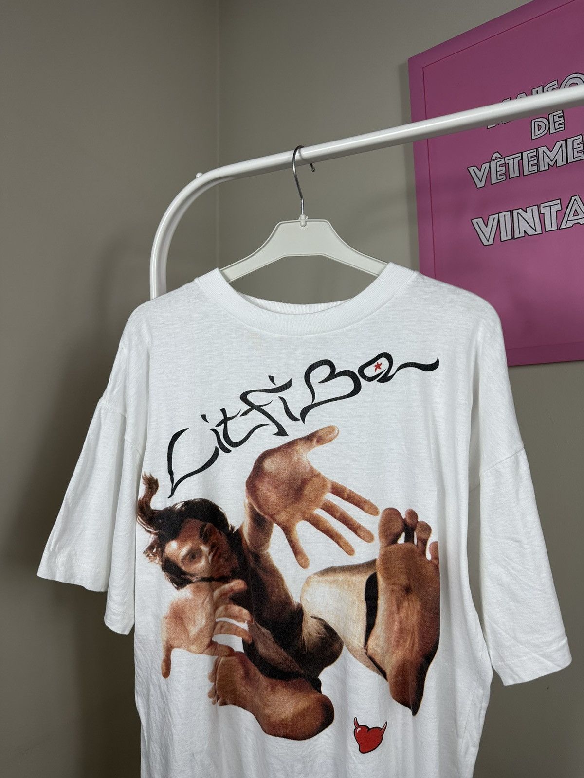 Vintage Rare Vintage LitFiba T Shirt Italian Rock Band Tee Size US L / EU 52-54 / 3 - 4 Thumbnail