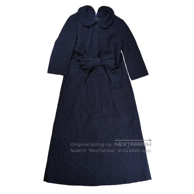 Comme des Garcons Comme Des Garcons Bow tie decorated round neck dress Size S / US 4 / IT 40 - 1 Thumbnail