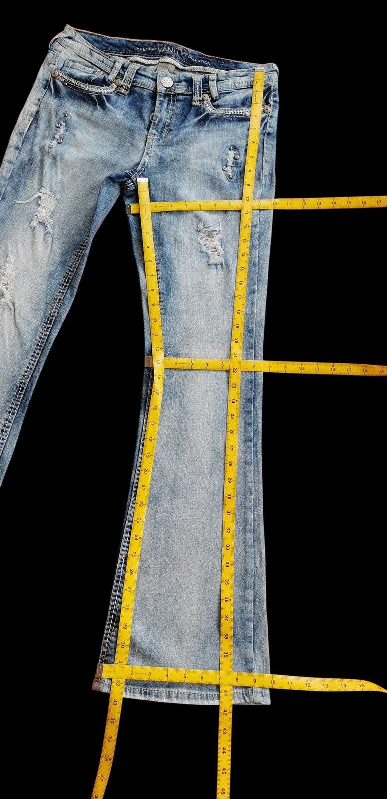 20471120 Vantty Bootcuts Studd Jeans Size 30" / US 8 / IT 44 - 12 Thumbnail