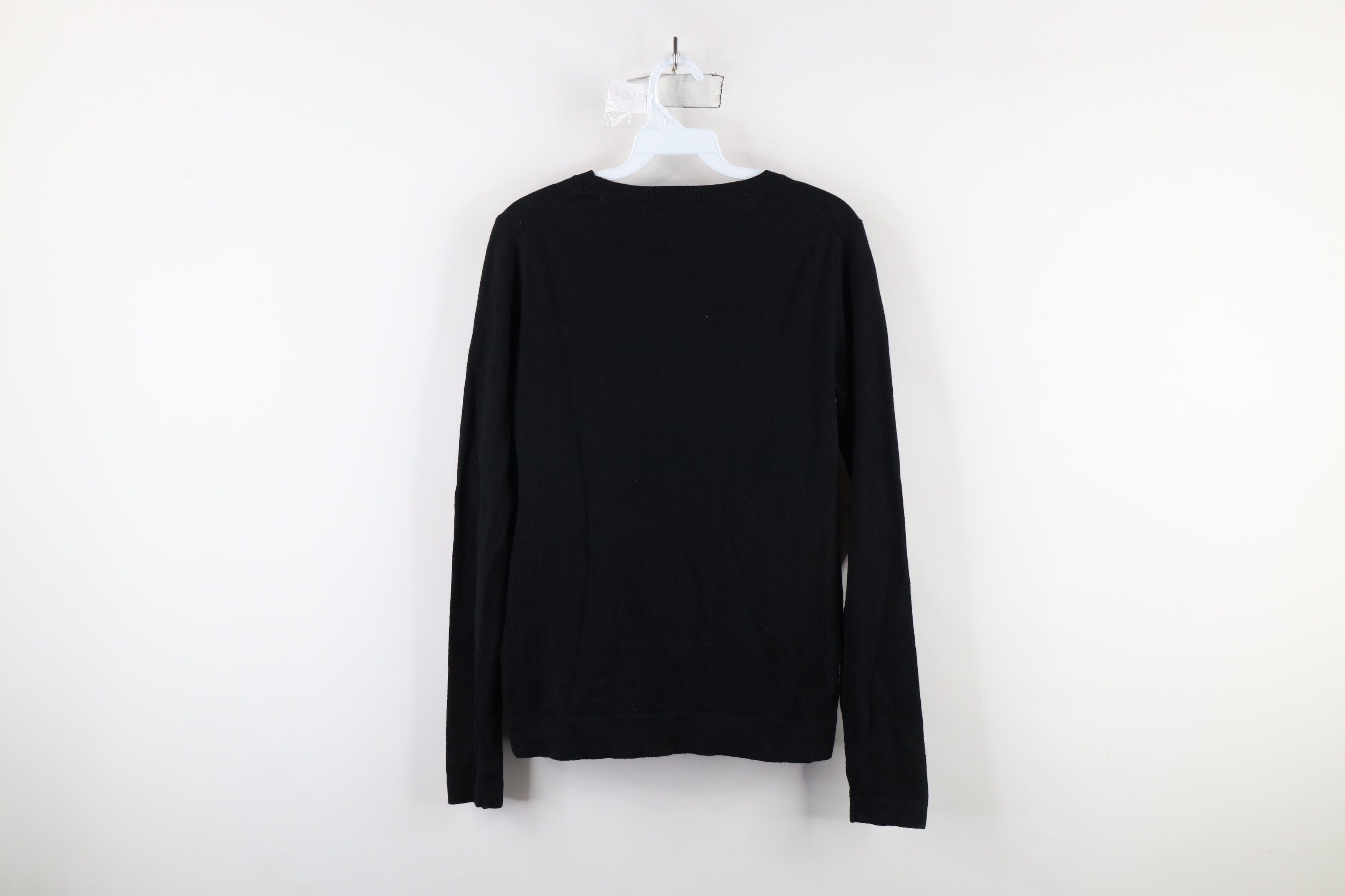 Lands' End × Vintage Vintage Lands End Duck Cashmere Blend Knit Sweater Black Size S / US 4 / IT 40 - 8 Thumbnail