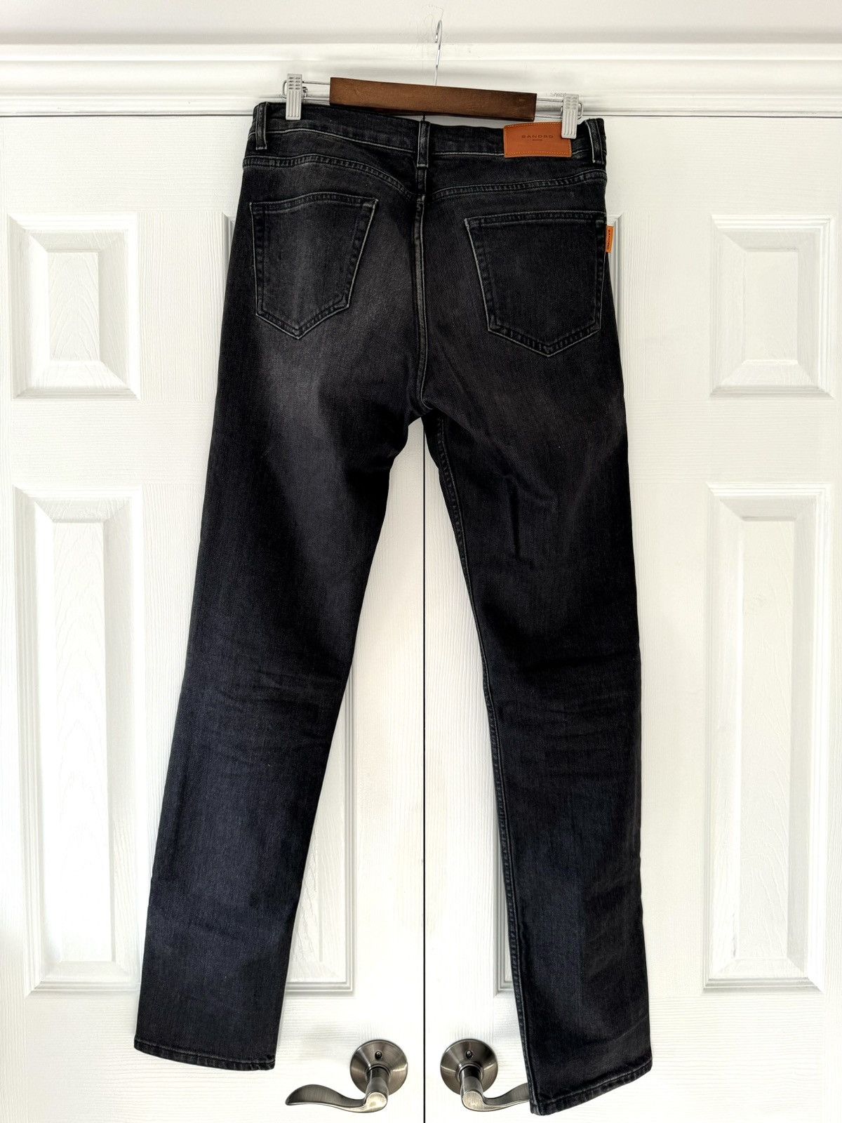 Sandro Sandro Straight Leg Denim Size US 31 - 3 Thumbnail