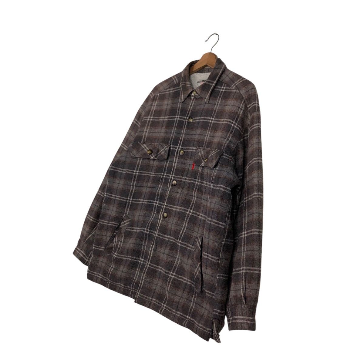 Japanese Brand 📌Vintage Flannel Chore Shirt Jacket Lucky Strike Tartan Size US M / EU 48-50 / 2 - 3 Thumbnail