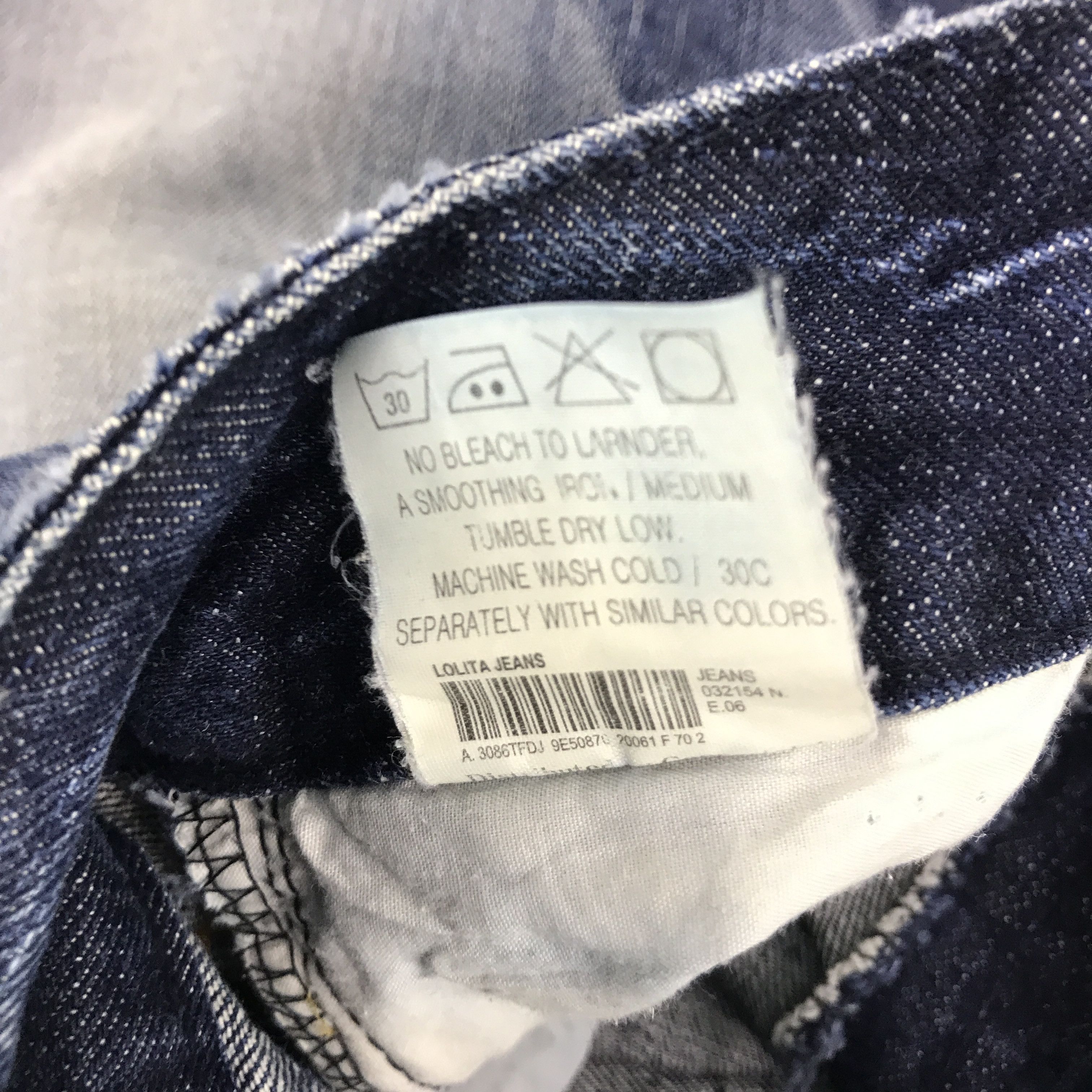 Baggy Design lolita distressed jean pants
