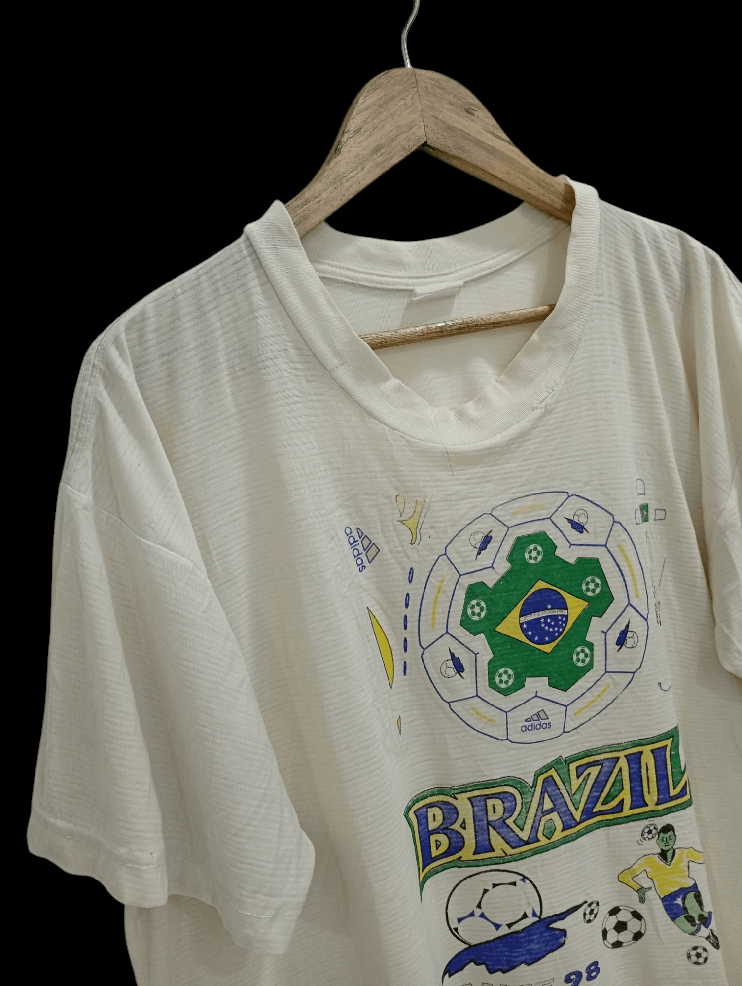 Vintage 🔥🔥Vintage France 98 Coupe Du Monde T-Shirt Size US L / EU 52-54 / 3 - 4 Thumbnail