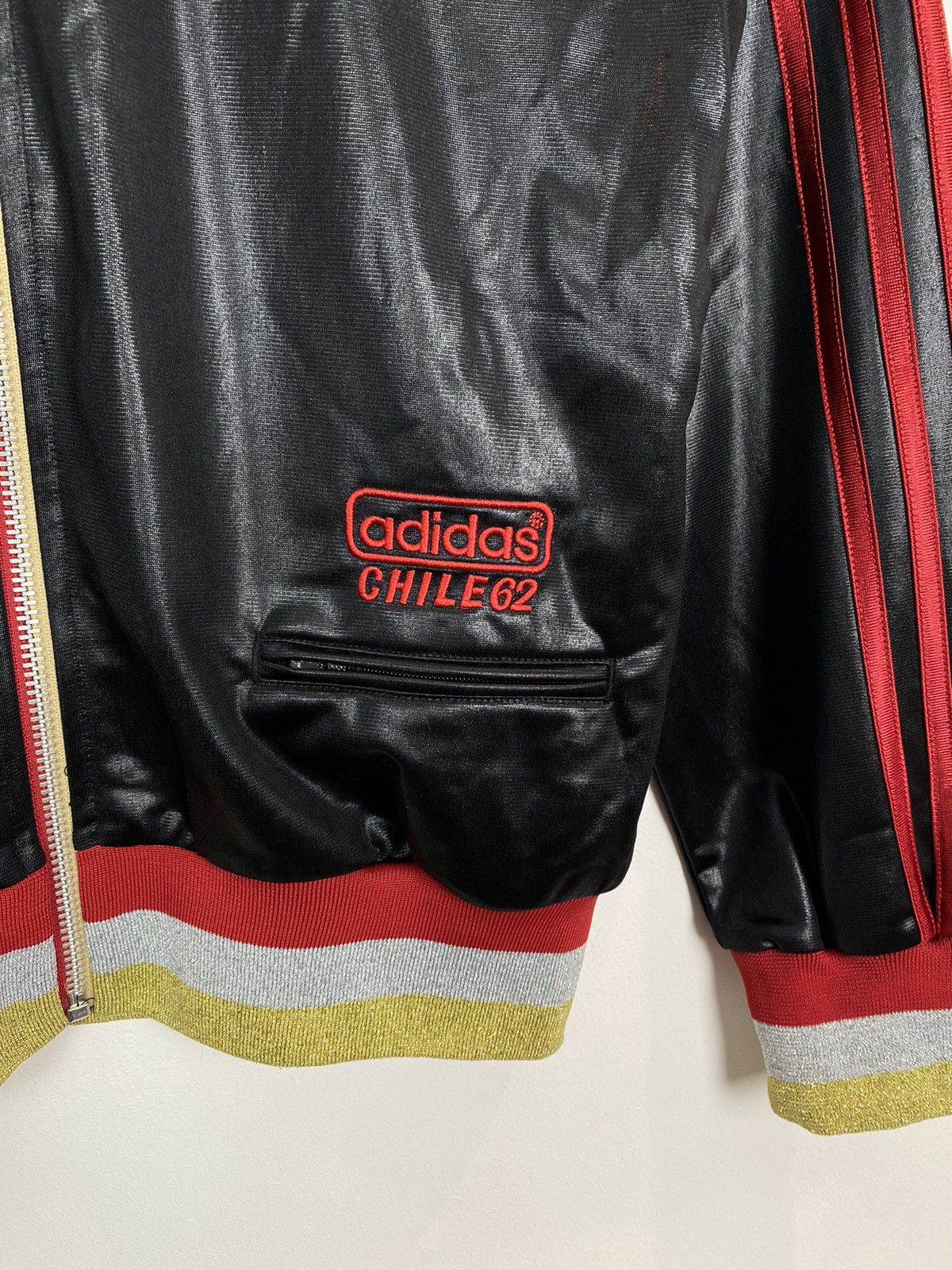 Adidas Vintage Adidas Chile 62 Track Jacket Balenciaga Style Black Size XS / US 0-2 / IT 36-38 - 4 Thumbnail