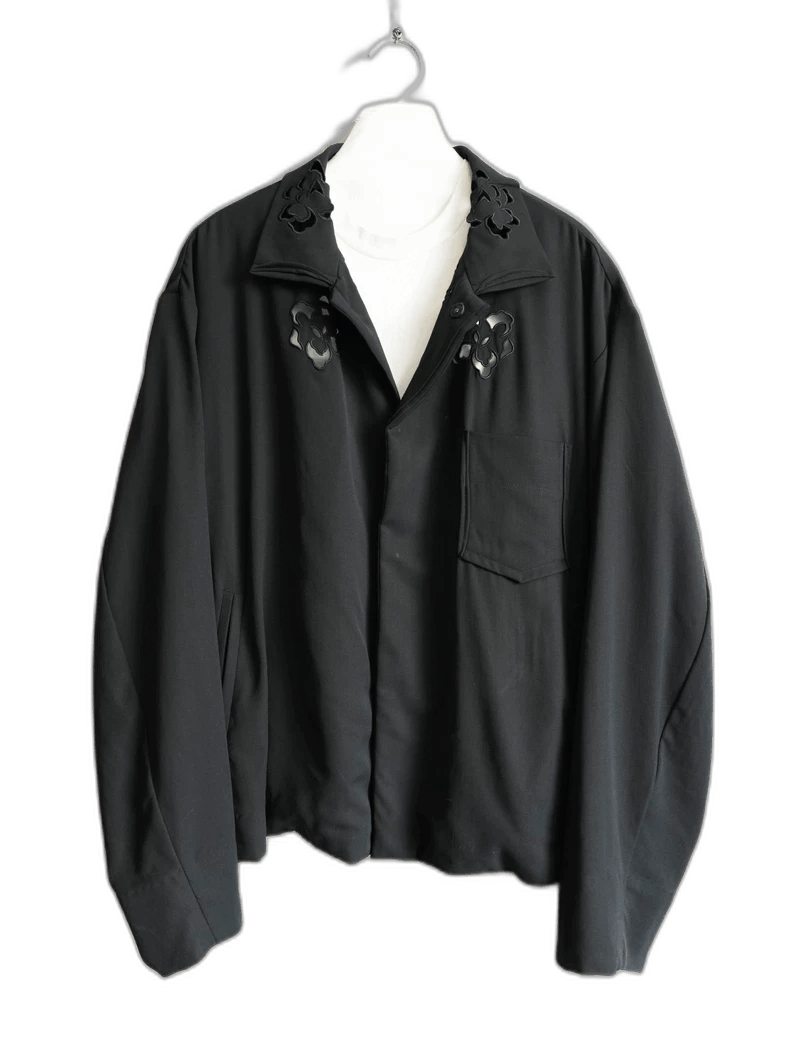Yohji Yamamoto yohji yamamoto rose lace black jacket Size US M / EU 48-50 / 2 - 1 Thumbnail
