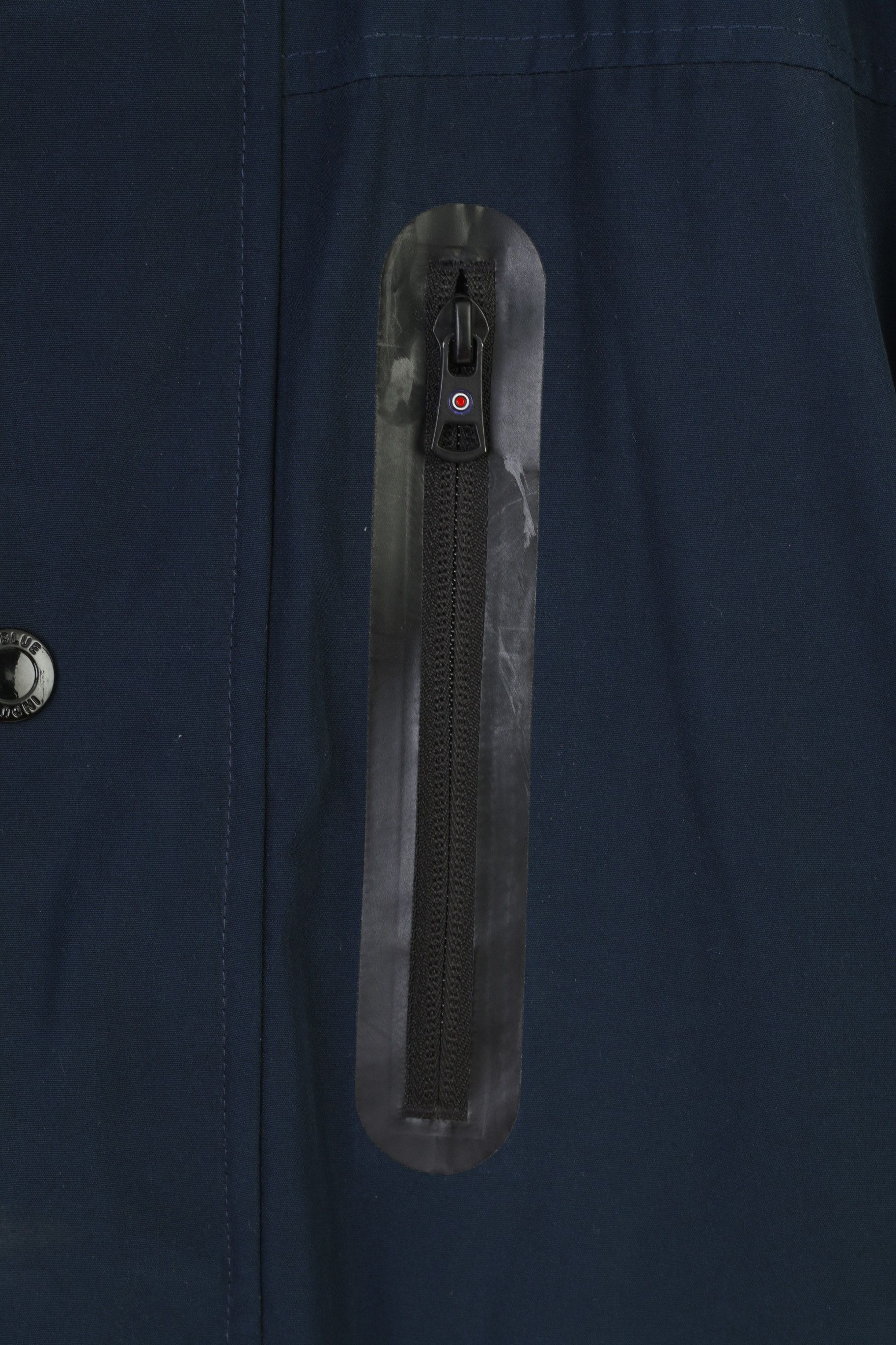 Vintage Blue Industry Men M Jacket Padded Navy Full Zipper 0870 Size US M / EU 48-50 / 2 - 4 Thumbnail