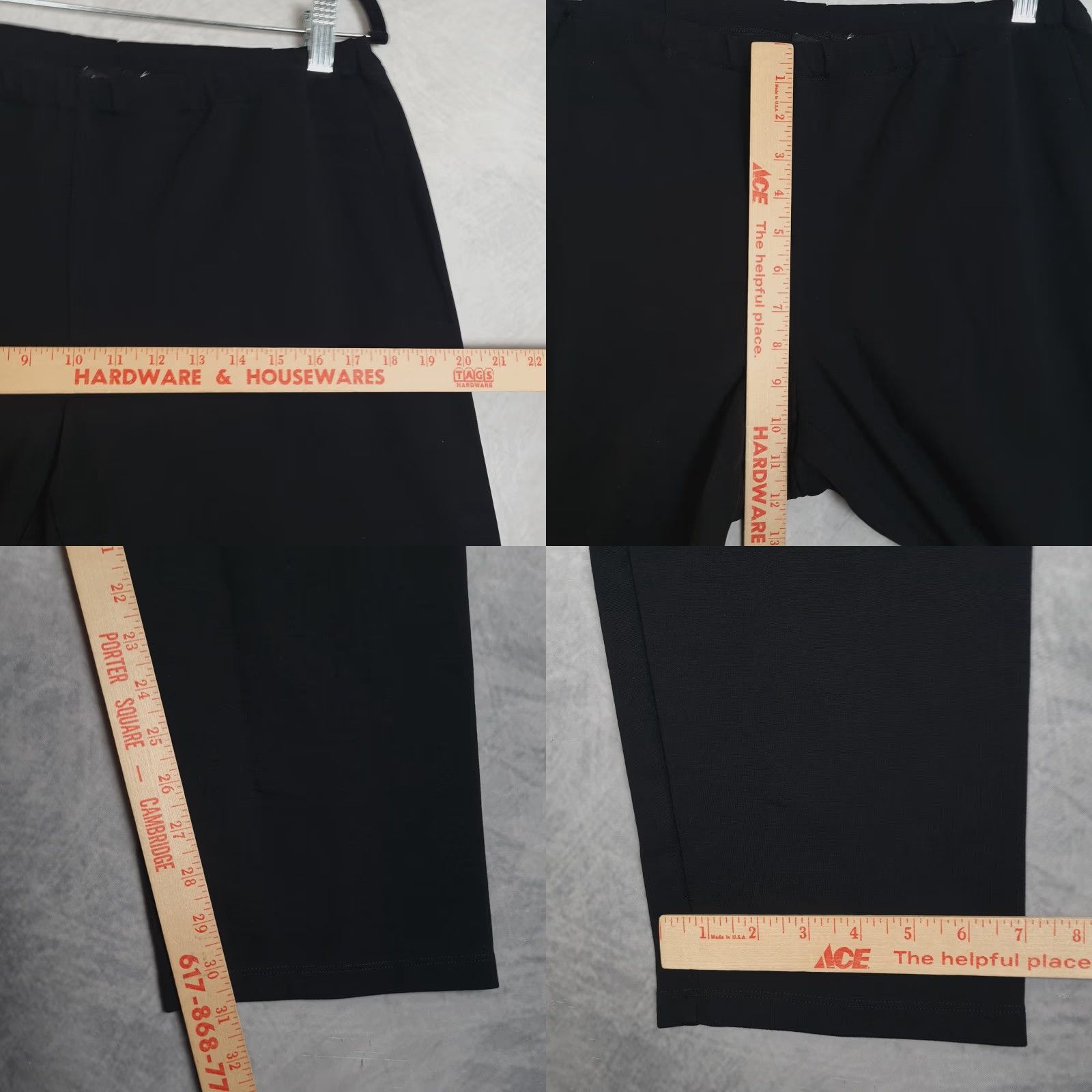 Eileen Fisher Eileen Fisher Pants Womens Medium Black Stretch Pull On Dressy Knit Size 32" / US 10 / IT 46 - 8 Thumbnail