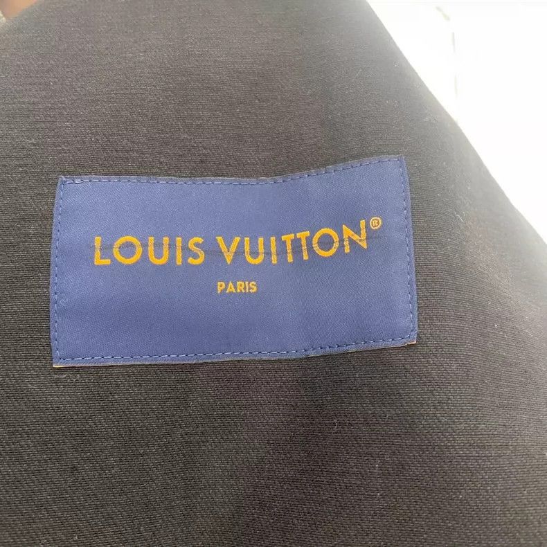 Louis Vuitton louis vuitton Black graffiti denim logo jacket 2501-Nextar Size US L / EU 52-54 / 3 - 6 Thumbnail