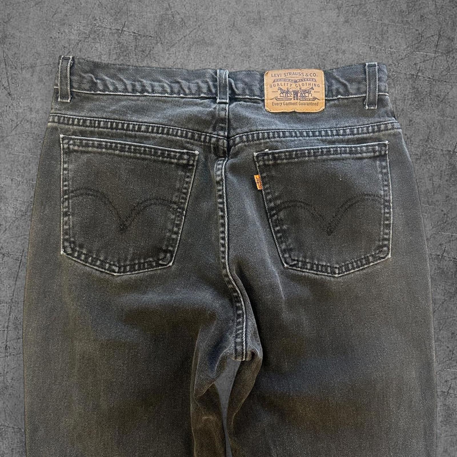 Levi's Vintage 1999 Black Levi Orange Tabs Size US 31 - 7 Thumbnail