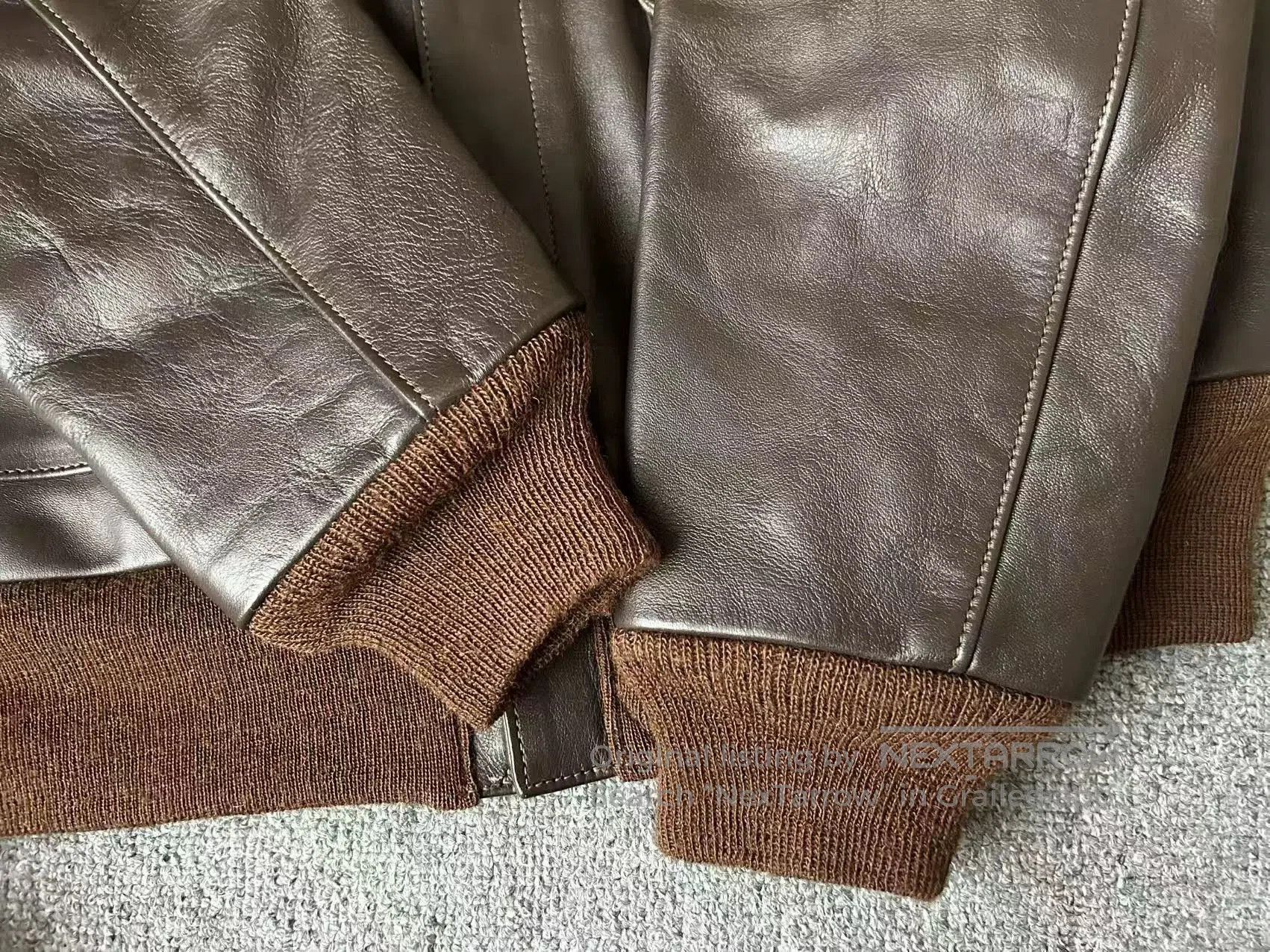 The Real McCoy's real mccoy a2 flight jacket in brown. Size US S / EU 44-46 / 1 - 5 Thumbnail