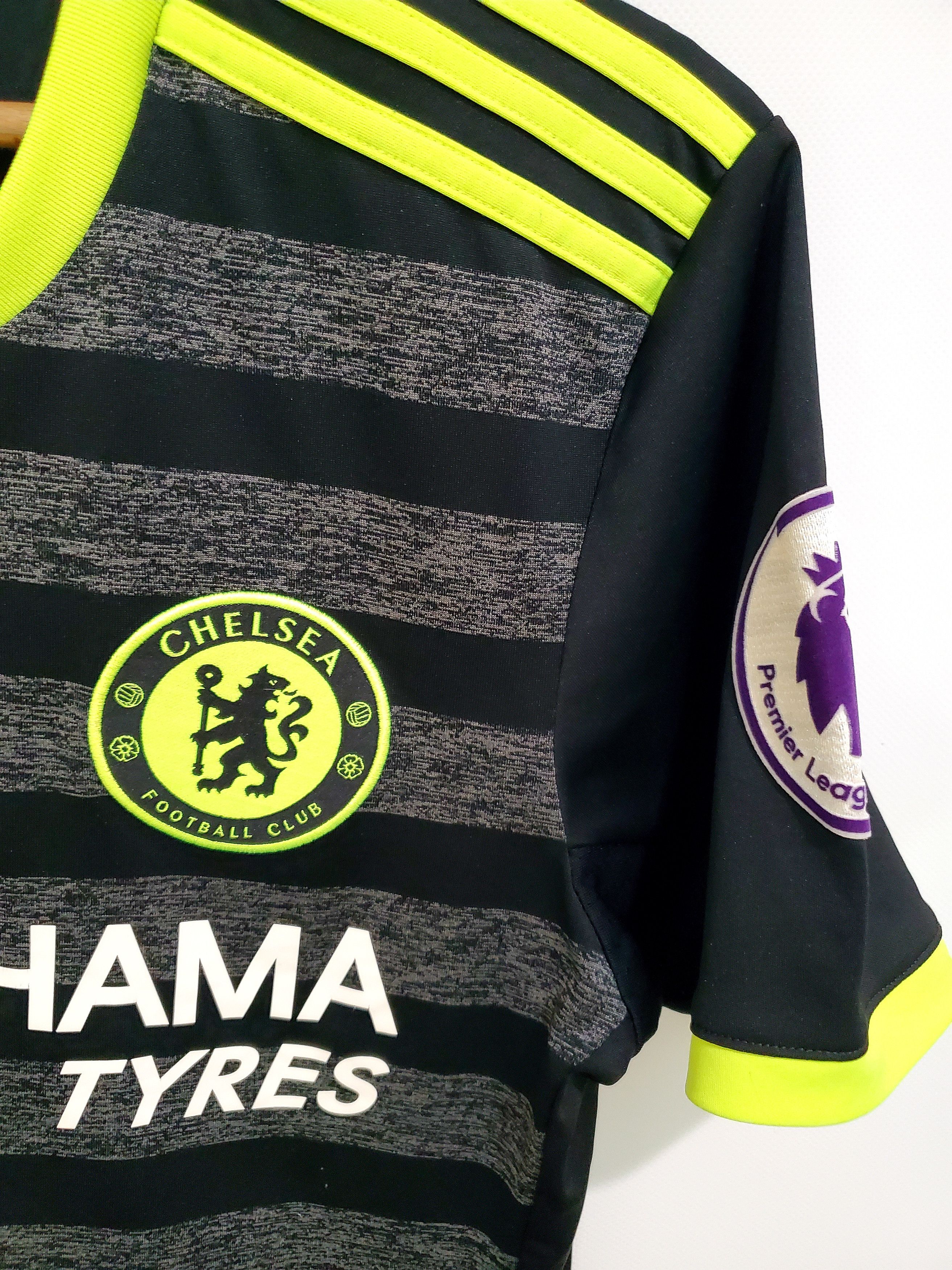 Adidas × Chelsea Soccer CHELSEA 2016-17 AWAY soccer jersey size M Size US M / EU 48-50 / 2 - 3 Thumbnail