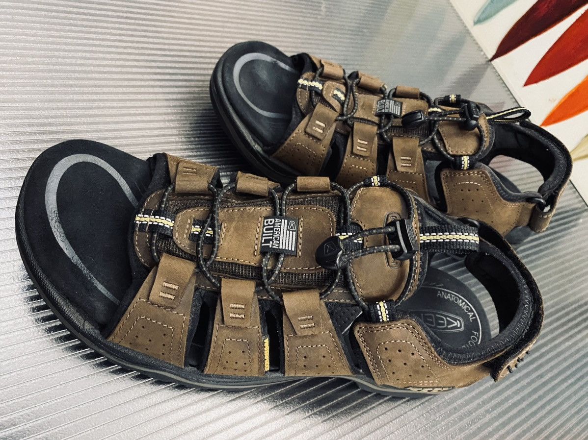 KEEN Keen 🇺🇸 Rialto Brown Leather Waterproof Hiking Sandals 11.5 Size US 11.5 / EU 44-45 - 2 Thumbnail