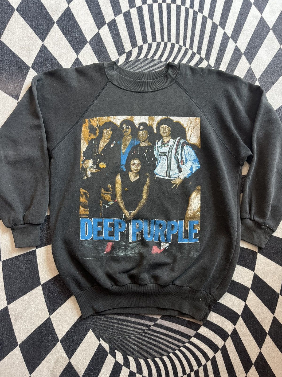 Band Tees Vtg Deep Purple The House Of Blue Light World Tour 1987’s Size US L / EU 52-54 / 3 - 4 Thumbnail