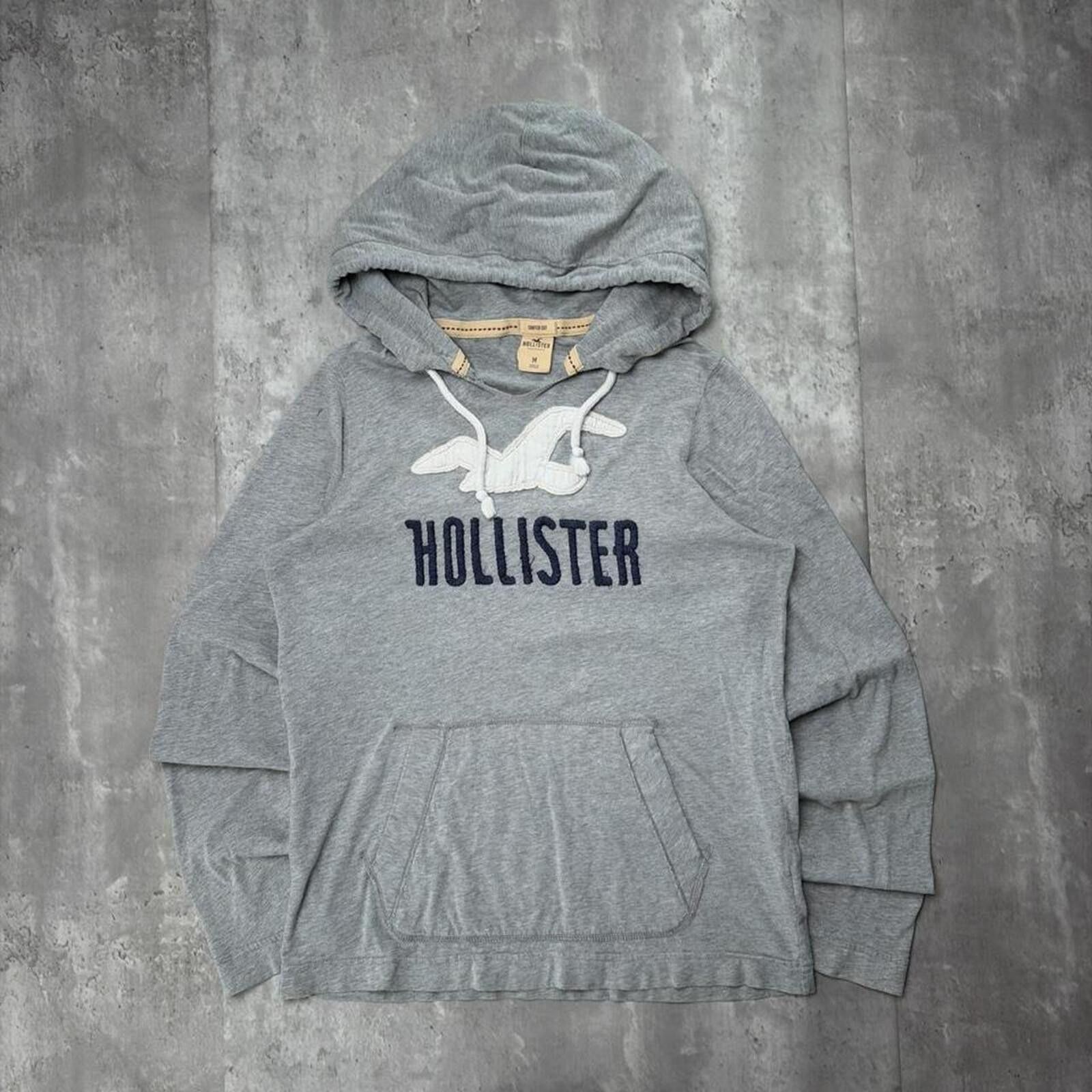 Other Y2K Grey Hollister Surf Grunge Distressed Hoodie Size US S / EU 44-46 / 1 - 1 Thumbnail