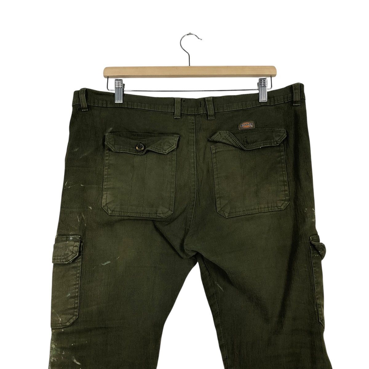 Japanese Brand 🔥VINTAGE WORKER PANTS CARGO PAINT DESIGN DICKIES USA Size US 36 / EU 52 - 11 Thumbnail