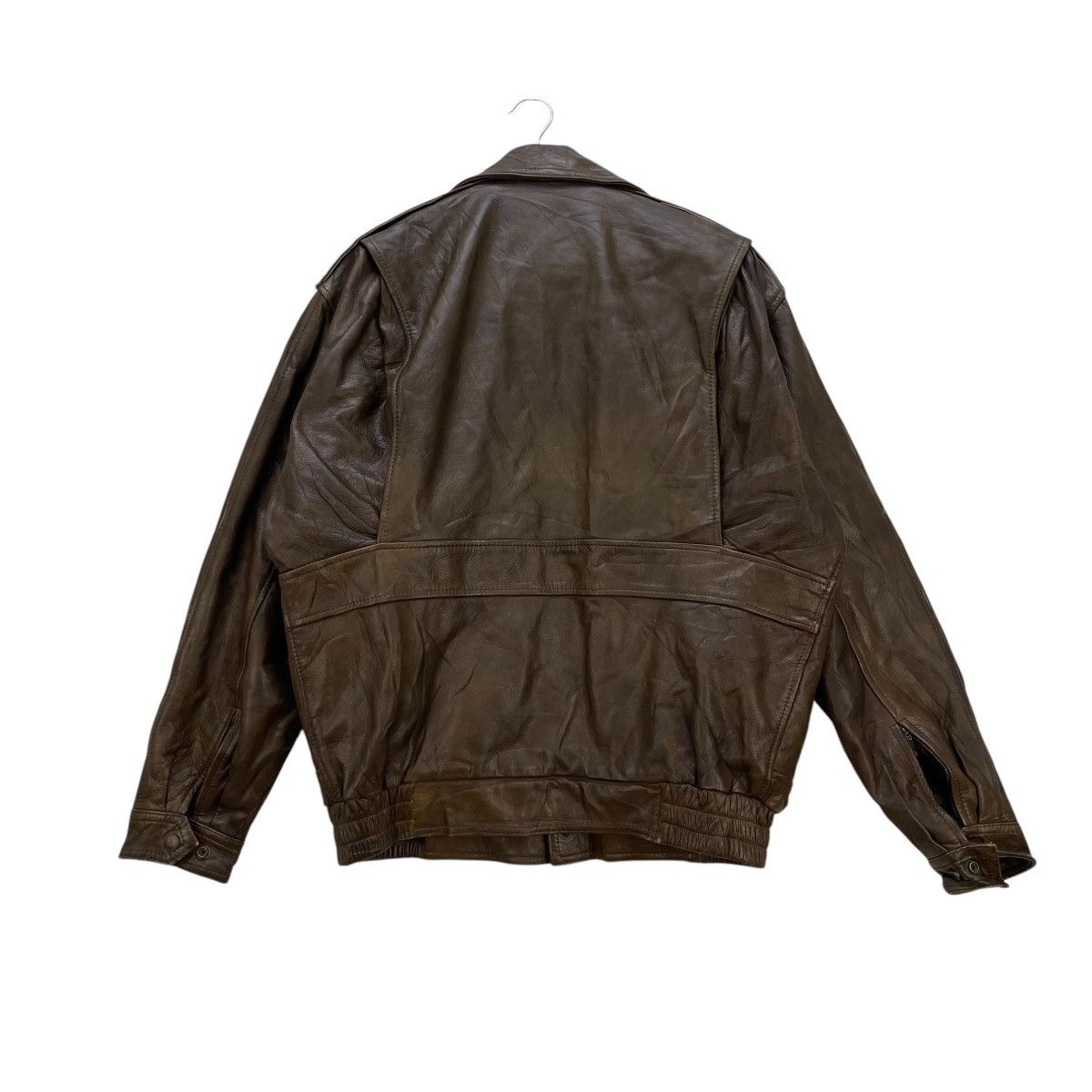 Japanese Brand Vintage Japanese Brand GK Cow Hide Leather Jacket Size US M / EU 48-50 / 2 - 2 Thumbnail