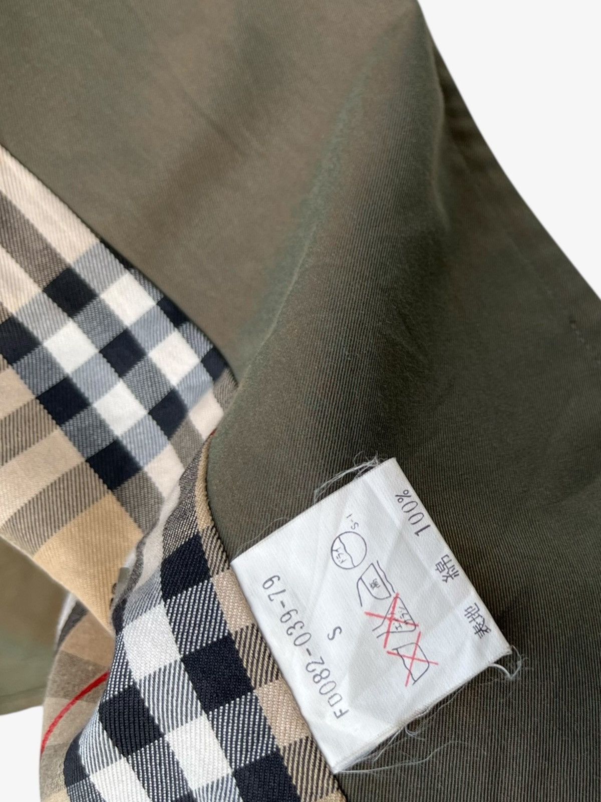 Burberry 80s/90s Burberrys Trench Coat Classic Double Breasted Olive Size S / US 4 / IT 40 - 21 Thumbnail