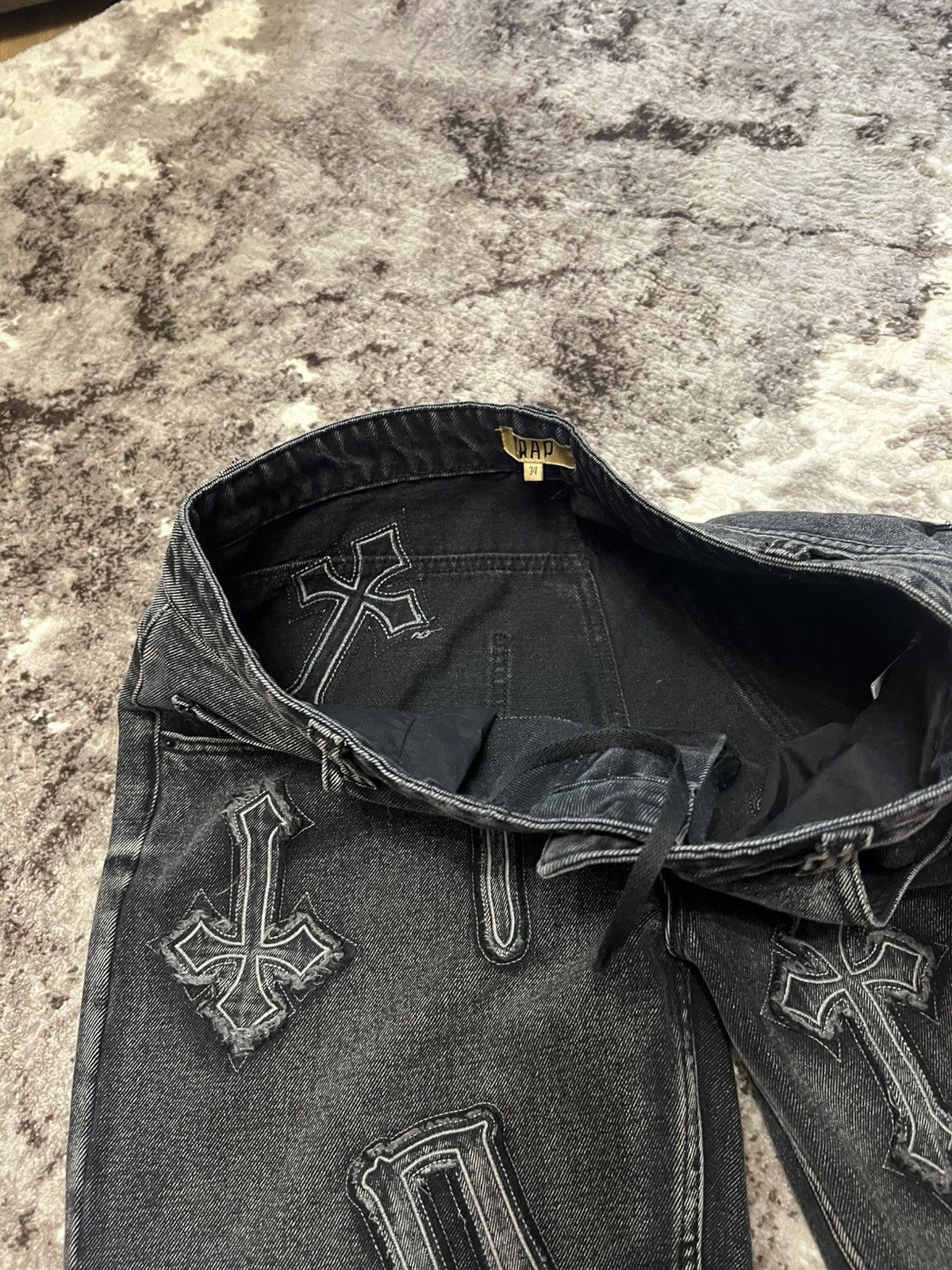 Other TRAP Racer Worldwide Style Washed patch Pants jeans Size US 34 / EU 50 - 10 Thumbnail