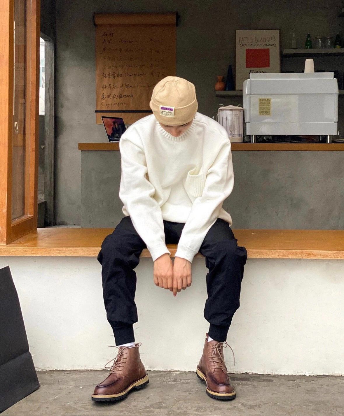 Maison Margiela Maison Margiela Classic stitching logo threaded sweater 25 Size US L / EU 52-54 / 3 - 9 Thumbnail