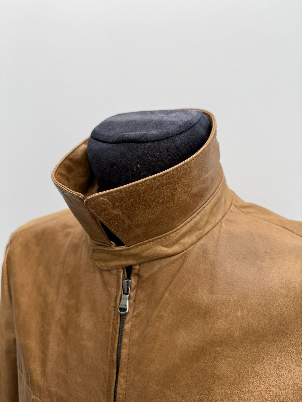 Vintage Vintage Italian Lampo Fiocchi Genuine Leather Jacket Size US M / EU 48-50 / 2 - 4 Thumbnail
