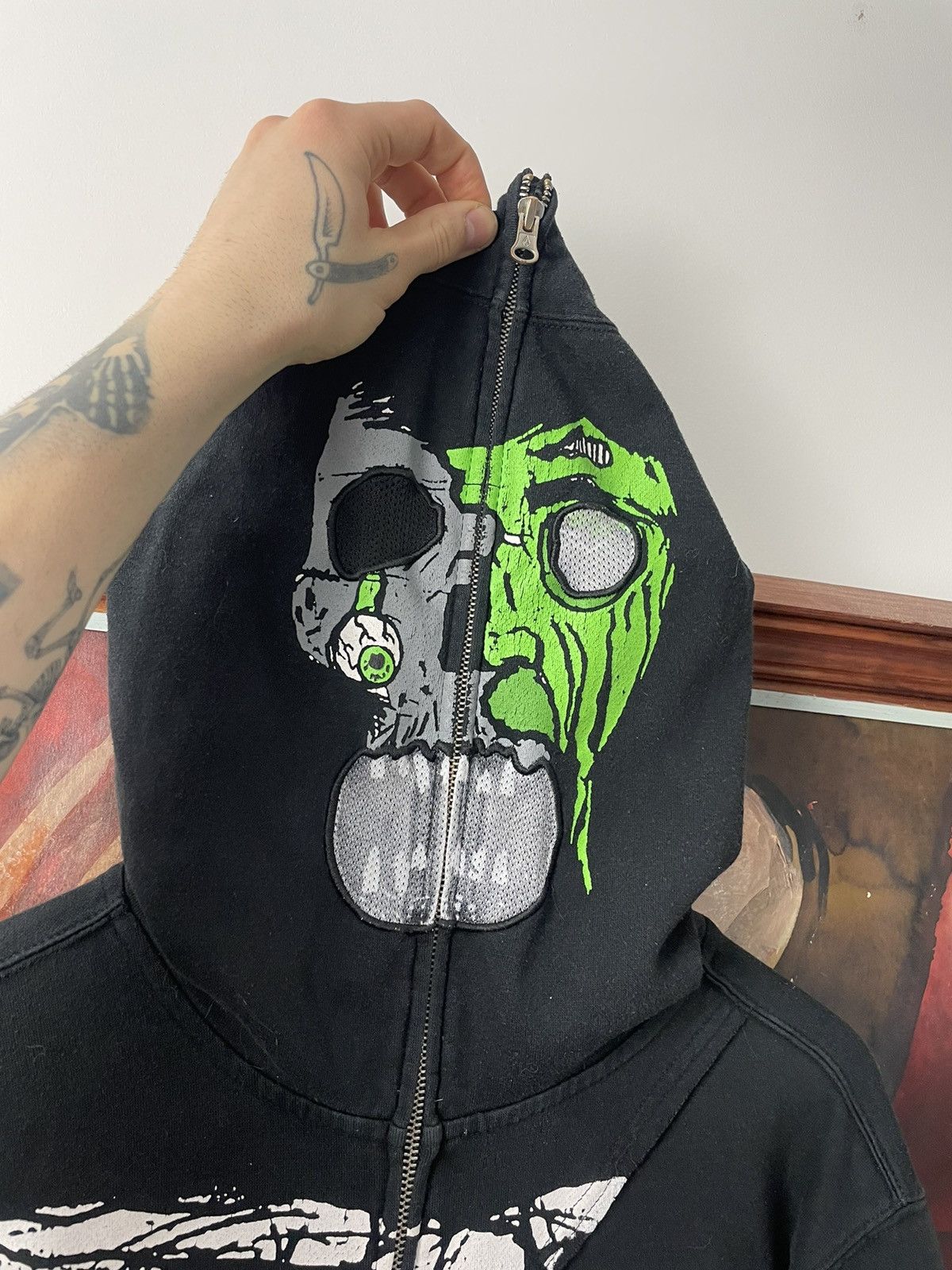 Volcom Volcom sekeleton full zip hoodie rare streetwear skate hype Size US S / EU 44-46 / 1 - 3 Thumbnail