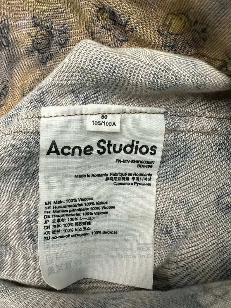 Acne Studios Acne Studios All-over floral print shirt Size US M / EU 48-50 / 2 - 3 Thumbnail