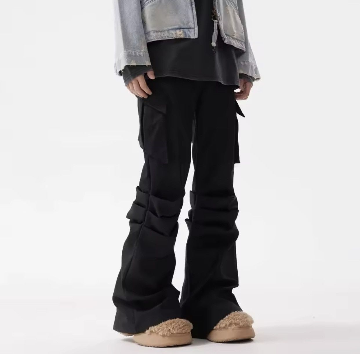 Other Kiko Kostadinov - BaoVicto Pleated Patchwork Wide Pants