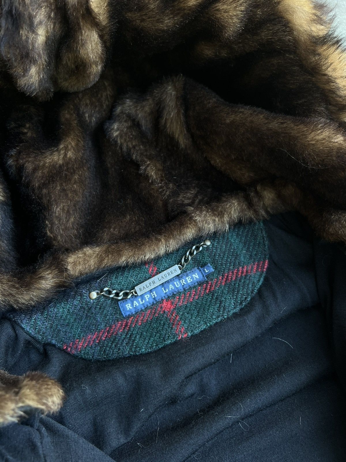 Ralph Lauren Blue Label × Vintage Ralph Lauren Blue Label Wool & Alpaca Blend Real Fur Jacket Size L / US 10 / IT 46 - 8 Thumbnail