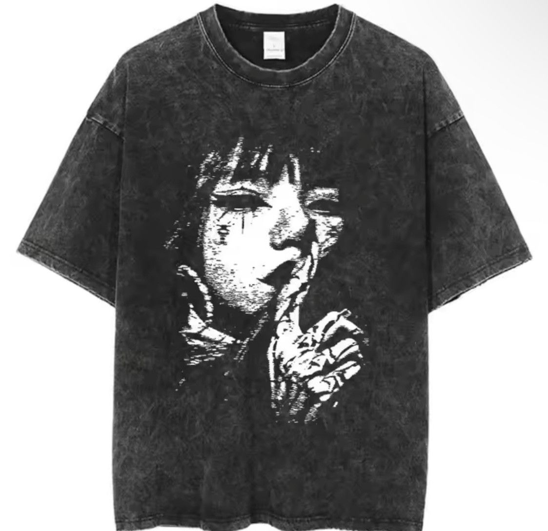 Other Vintage Washed Silent Girl Short Sleeve TShirt Men Women Tee Size US XL / EU 56 / 4 - 1 Thumbnail