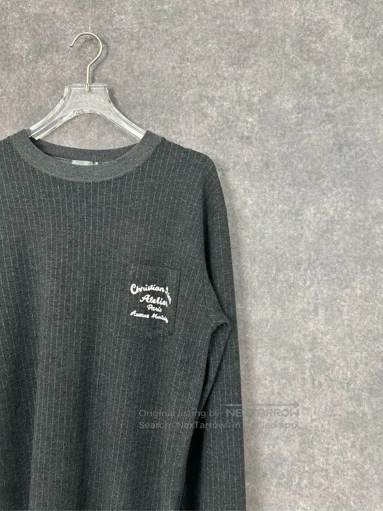 Dior Dior Striped Pocket Logo Long Sleeve. Size US XL / EU 56 / 4 - 6 Thumbnail
