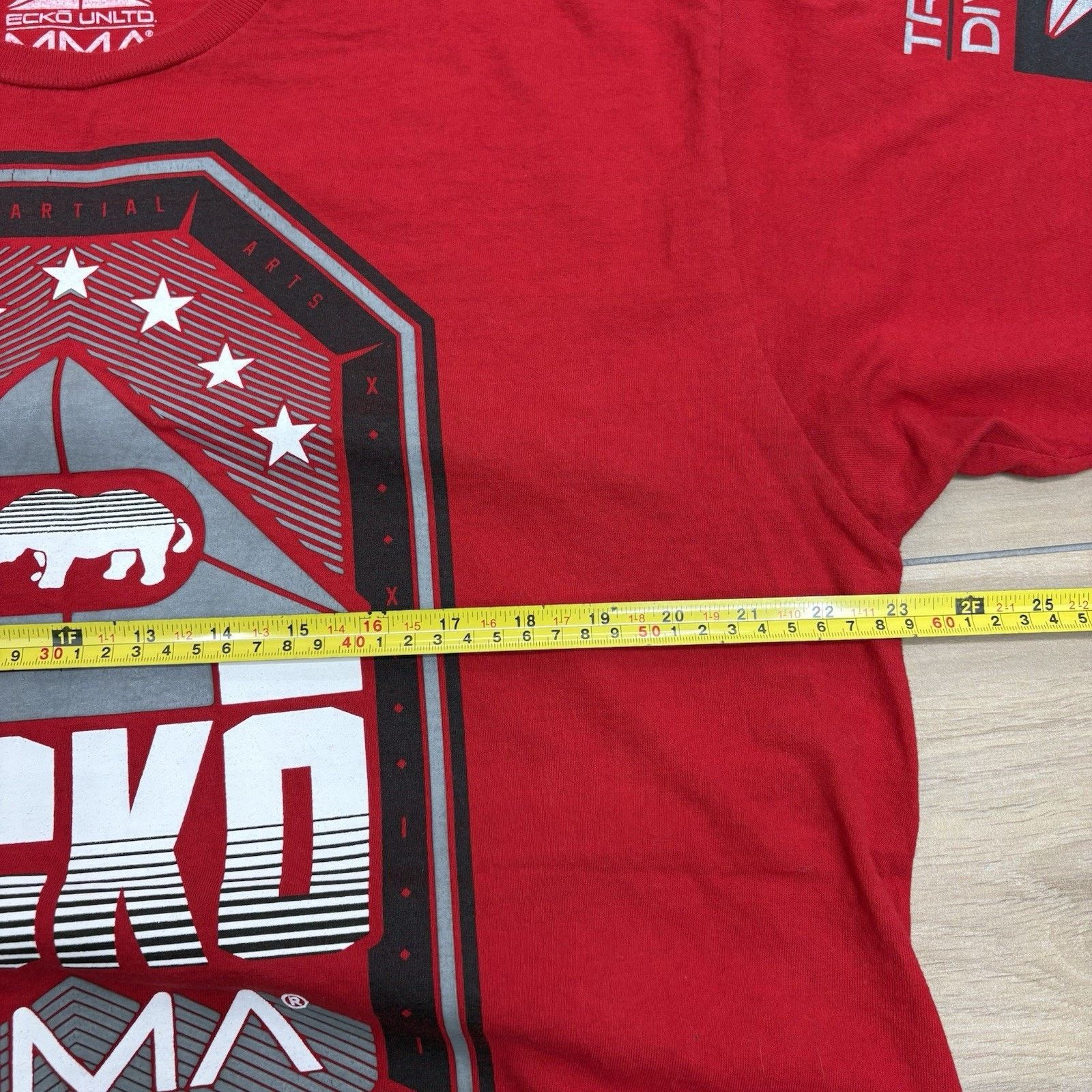 Ecko Unltd. Ecko Unltd MMA XL TShirt Y2K Red Short Sleeve Rawthentic Tee Size US XL / EU 56 / 4 - 10 Thumbnail